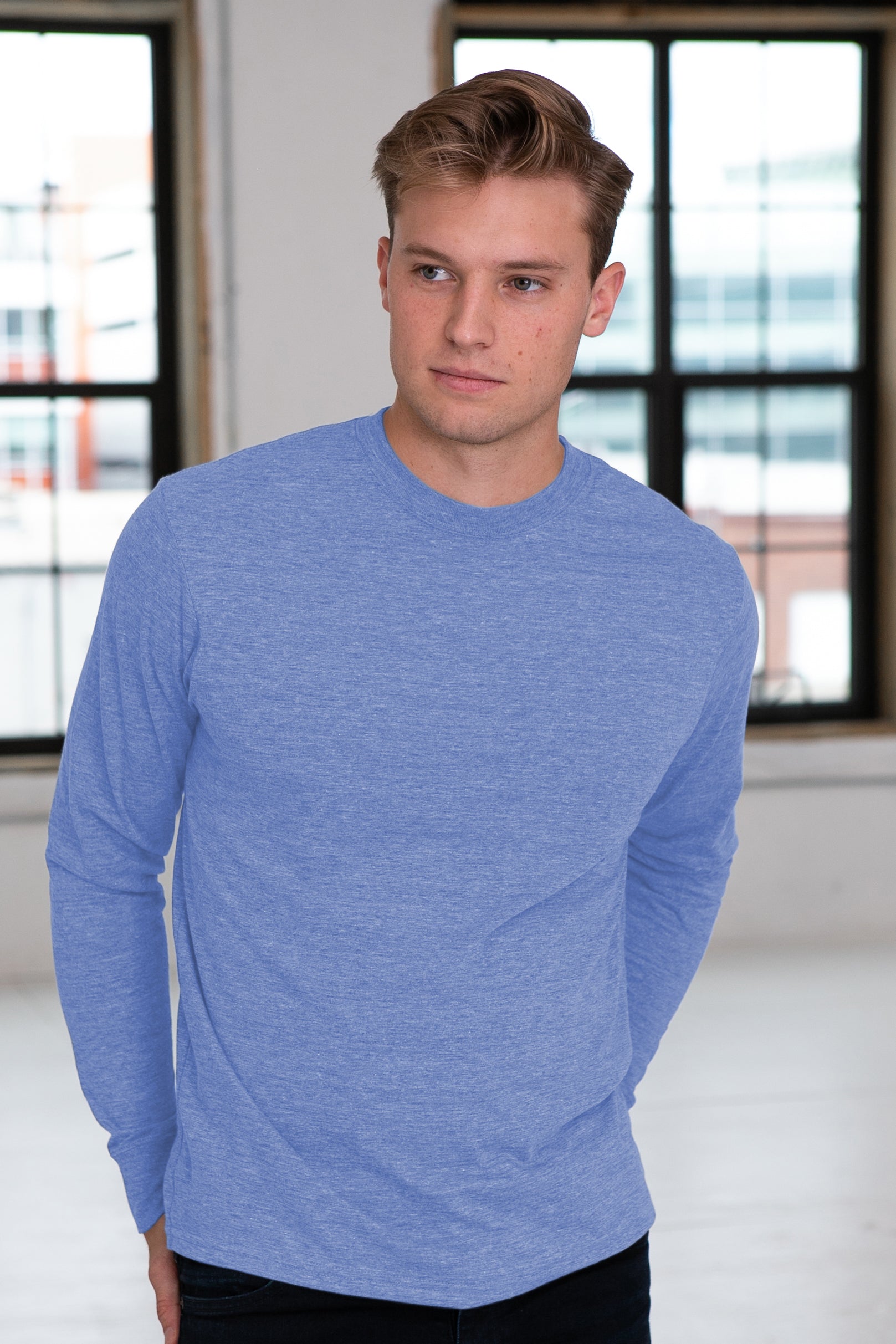 Unisex Eco-Triblend Long Sleeve Tee