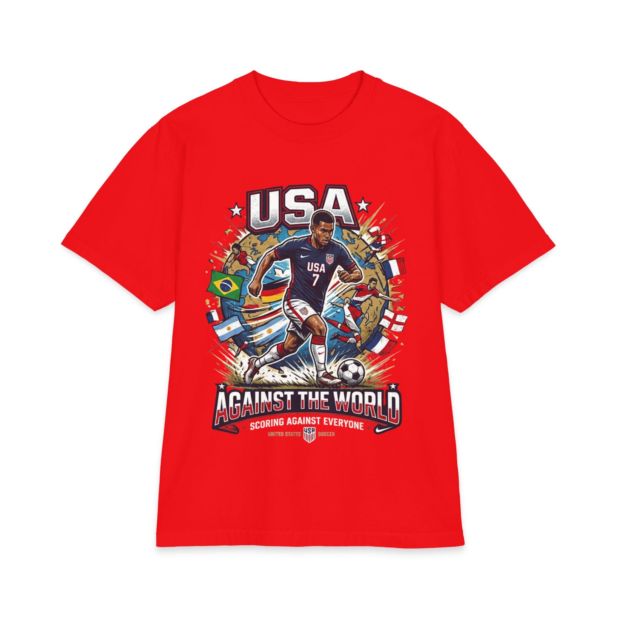 USA Soccer 'Against The World' Graphic T-Shirt