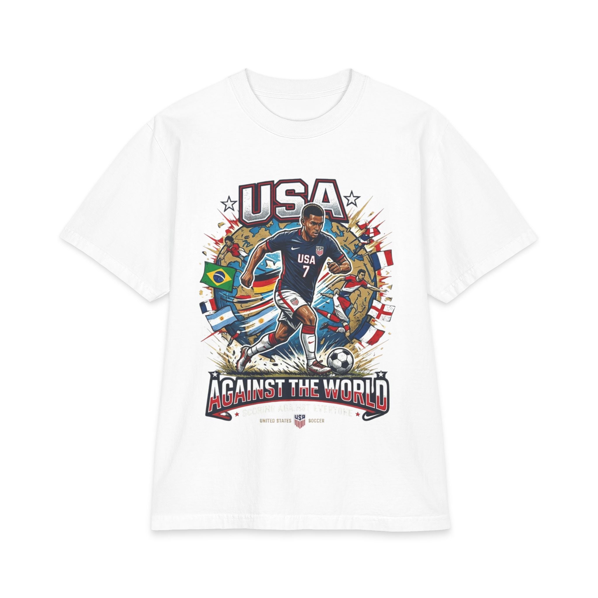 USA Soccer 'Against The World' Graphic T-Shirt