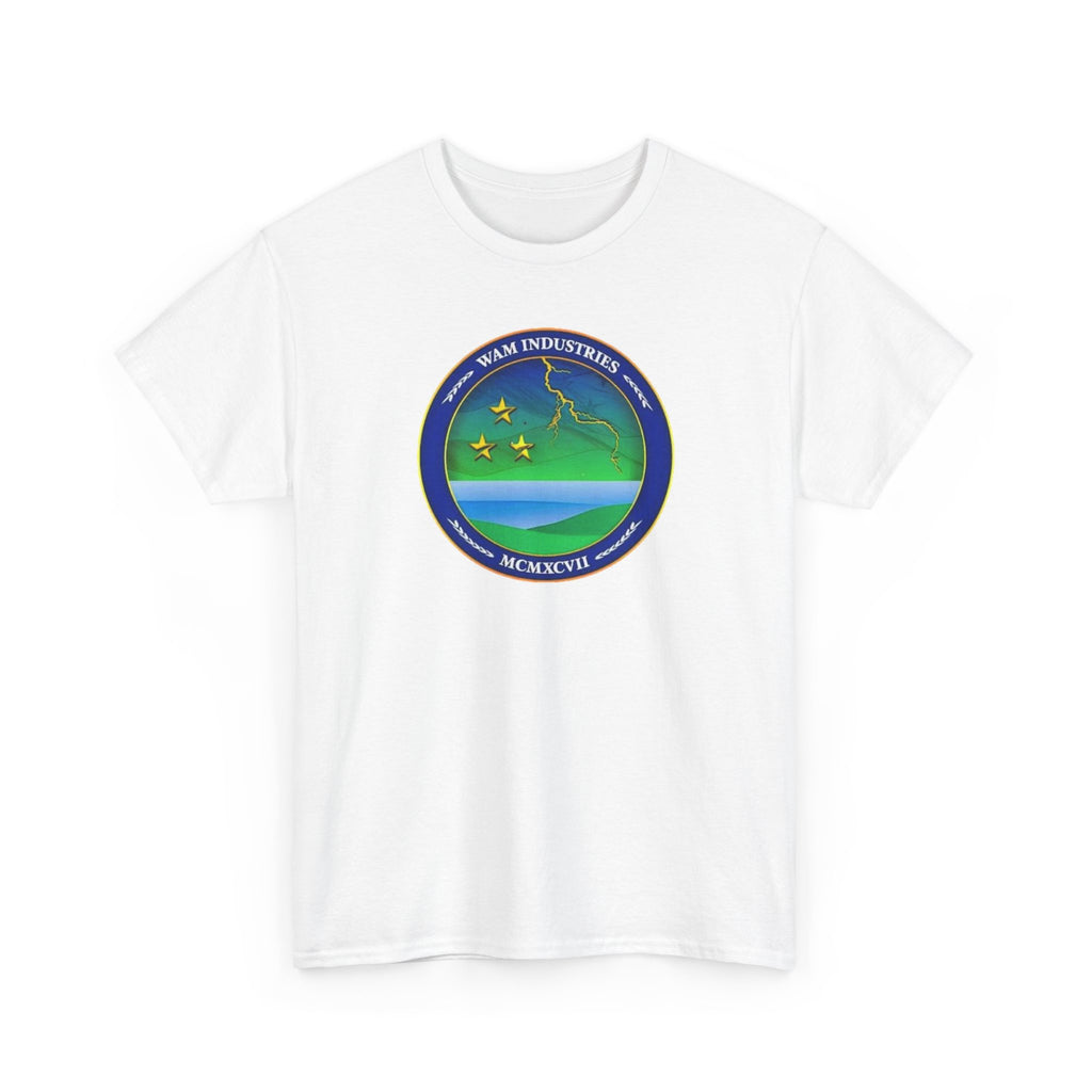 Vintage Space Emblem T‑Shirt — WAM Industries Logo Tee