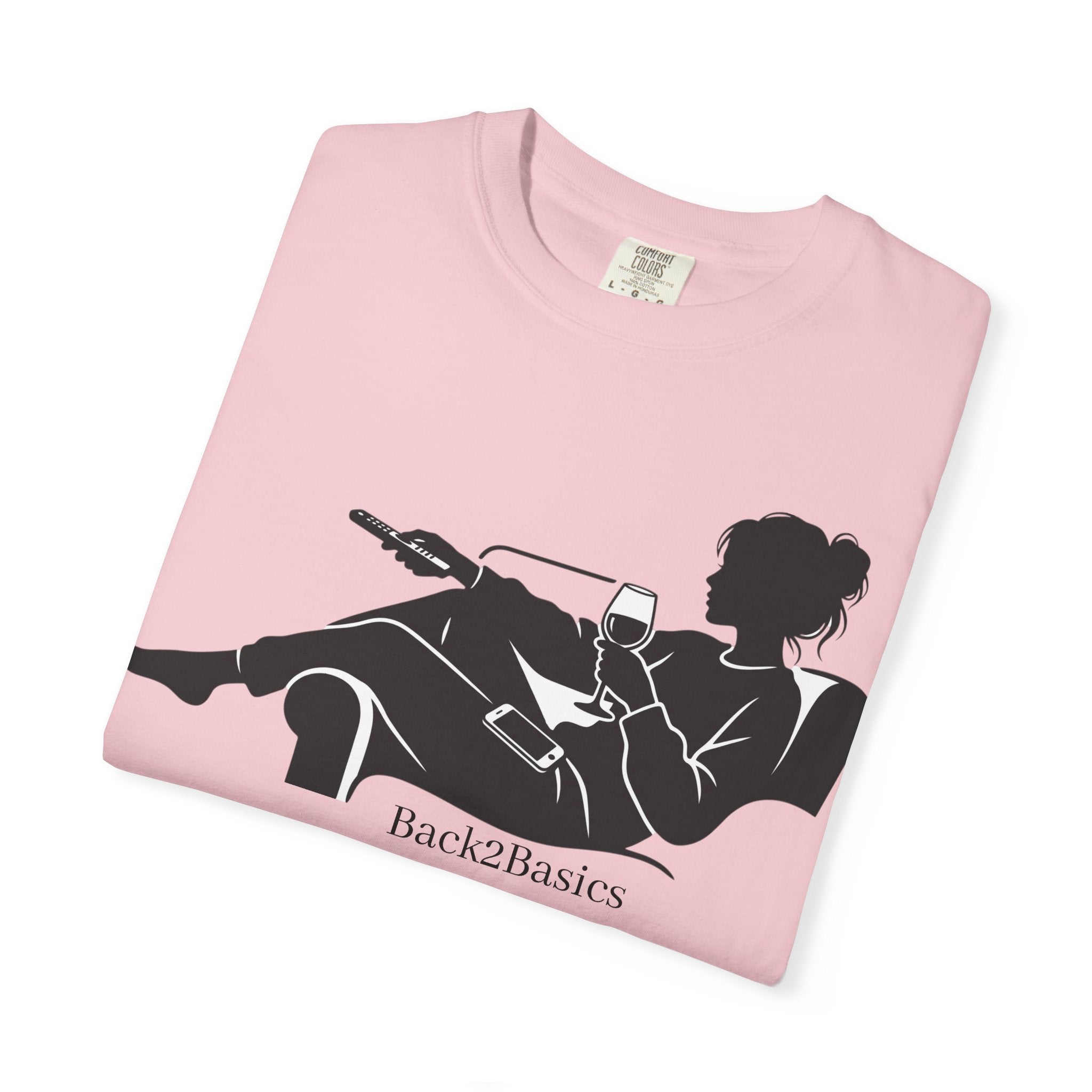 Relaxed Reading Tee — 'Back2Basics' Lounge Silhouette T-Shirt