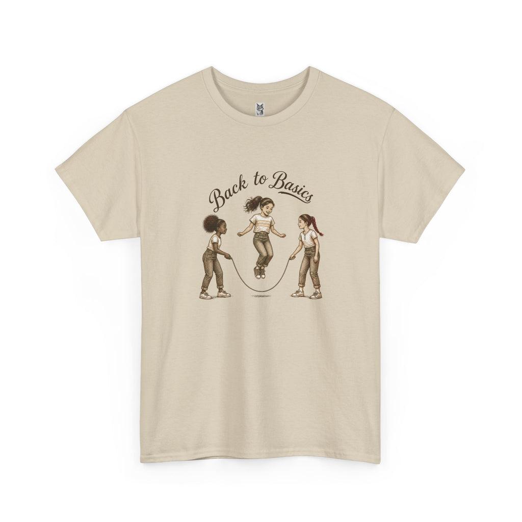 Back to Basics Graphic Tee — Retro Jump Rope Girls Athletic Shirt