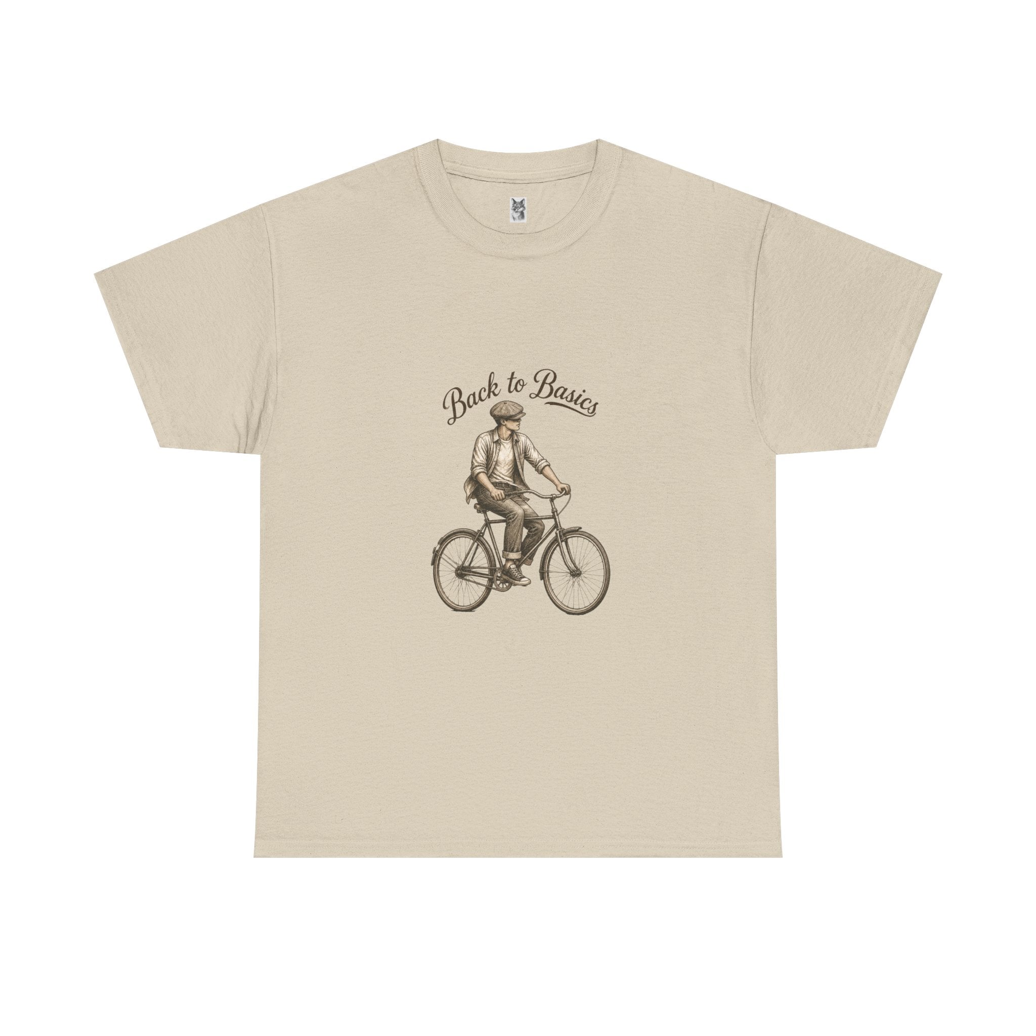 Back to Basics Bicycle Tee — Vintage Cyclist Graphic T-Shirt