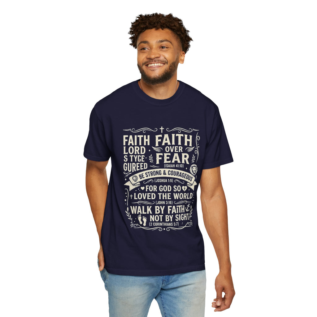 Faith Over Fear T-Shirt — Inspirational Christian Tee