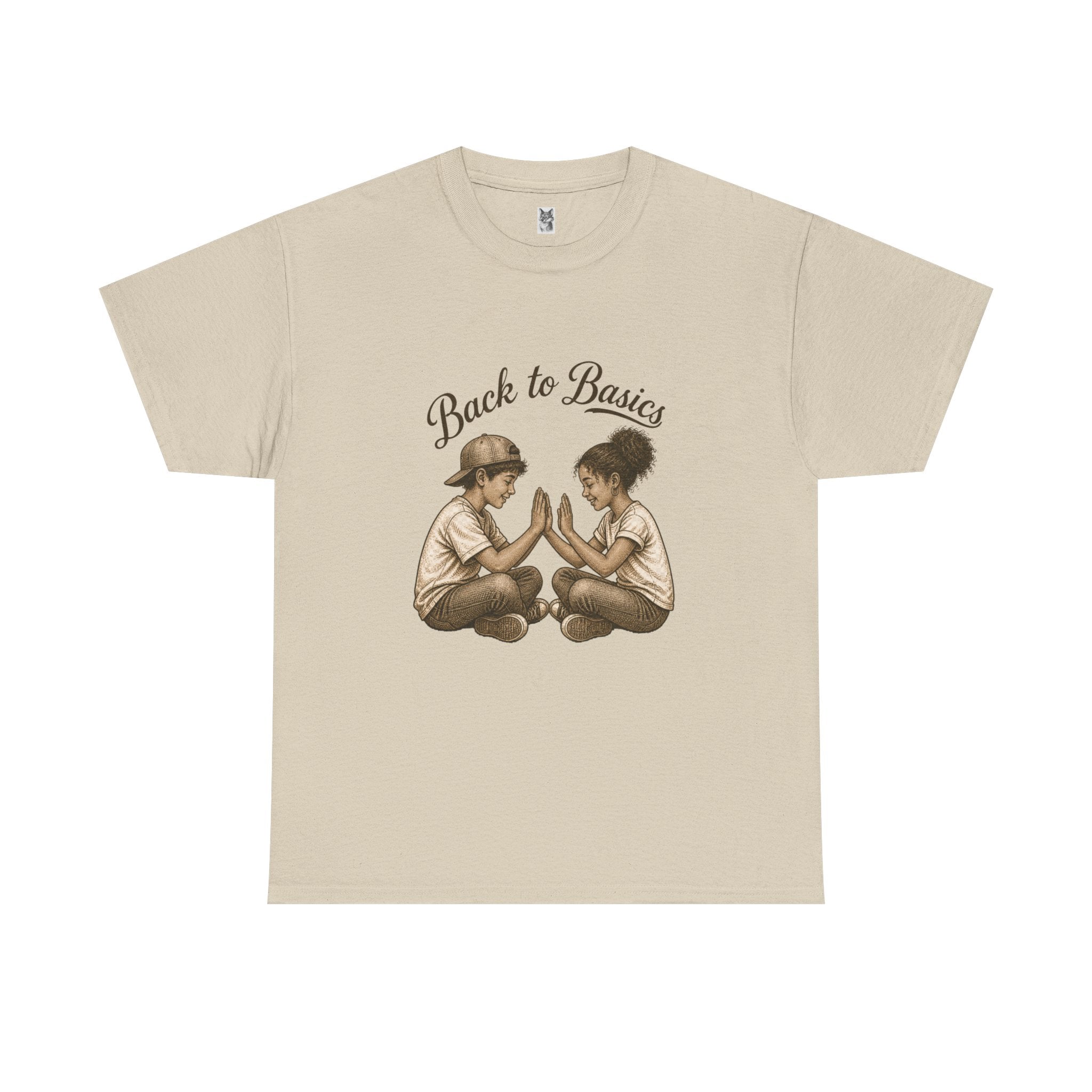 T-Shirt — "Back to Basics" Vintage Kids Hand-Clap Graphic Tee