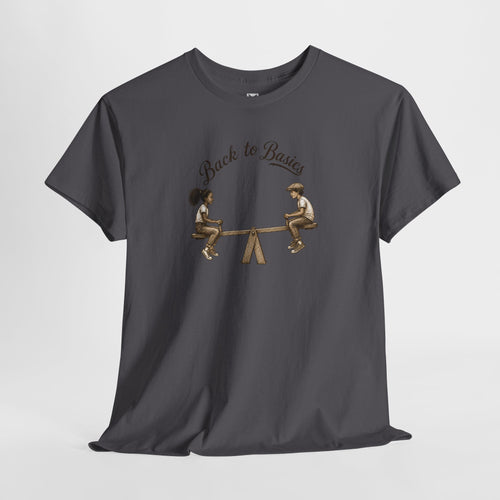 Back to Basics Tee – Vintage Seesaw Kids Design T-Shirt
