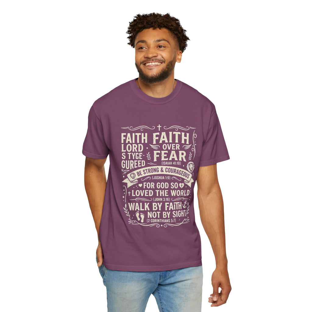 Faith Over Fear T-Shirt — Inspirational Christian Tee