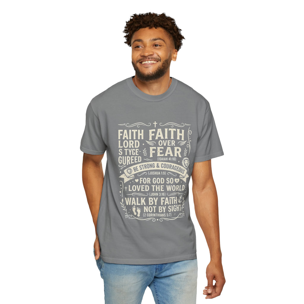 Faith Over Fear T-Shirt — Inspirational Christian Tee