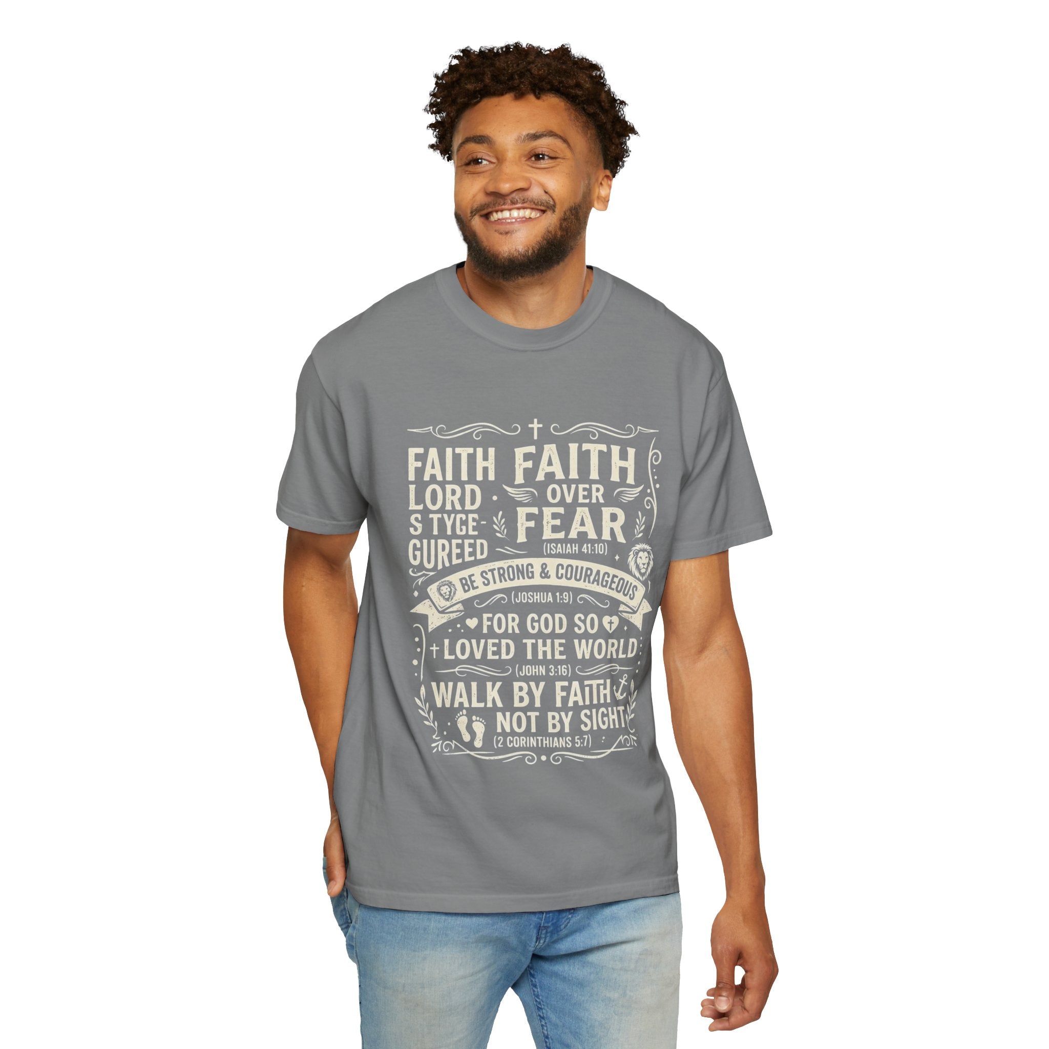 Faith Over Fear T-Shirt — Inspirational Christian Tee