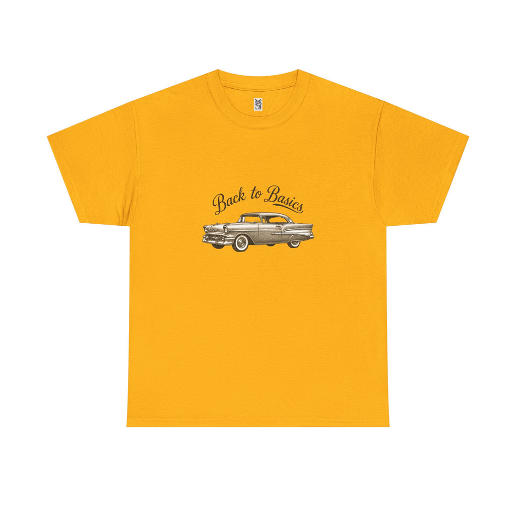 Back to Basics Vintage Car Tee — Classic Retro Automobile Graphic T-Shirt