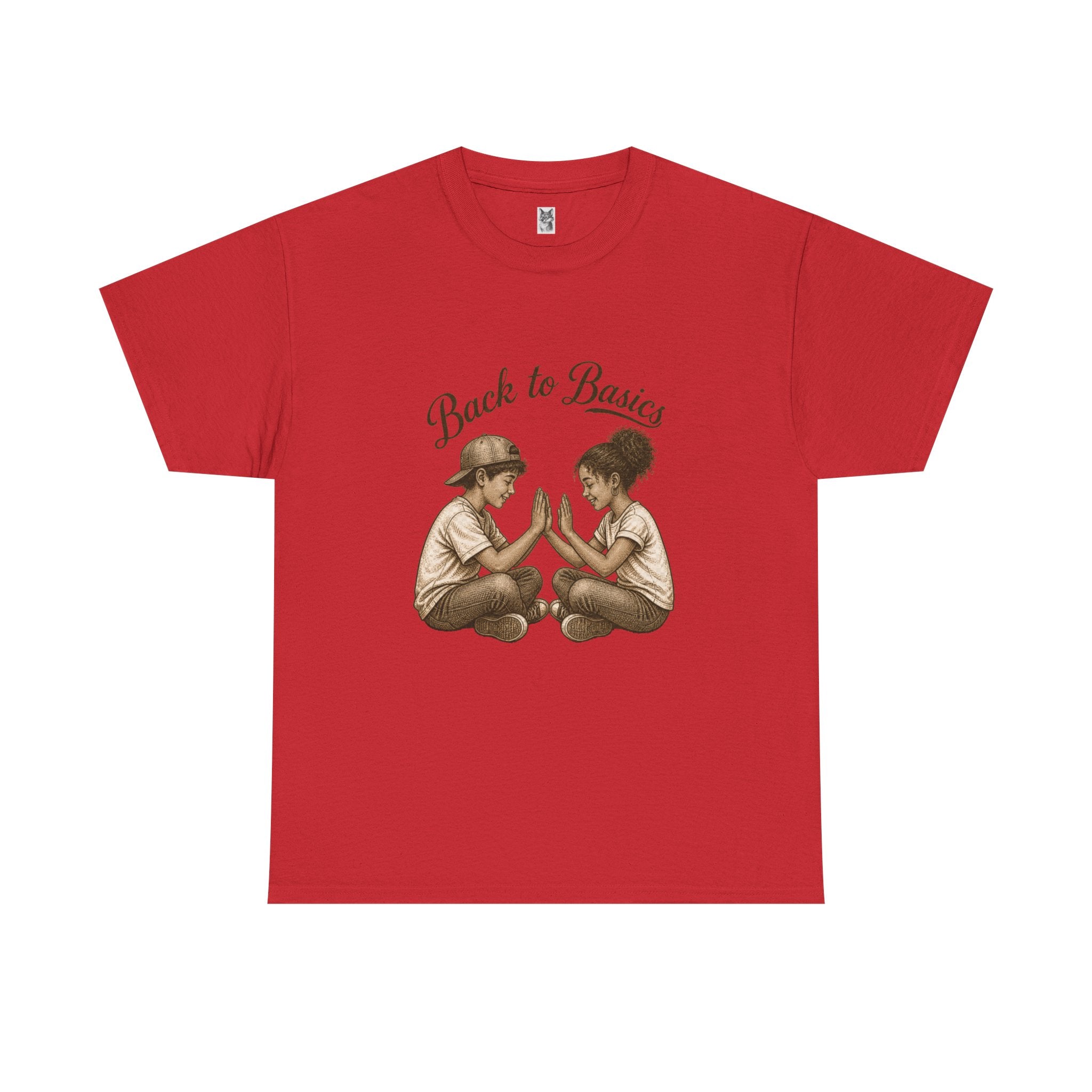 T-Shirt — "Back to Basics" Vintage Kids Hand-Clap Graphic Tee