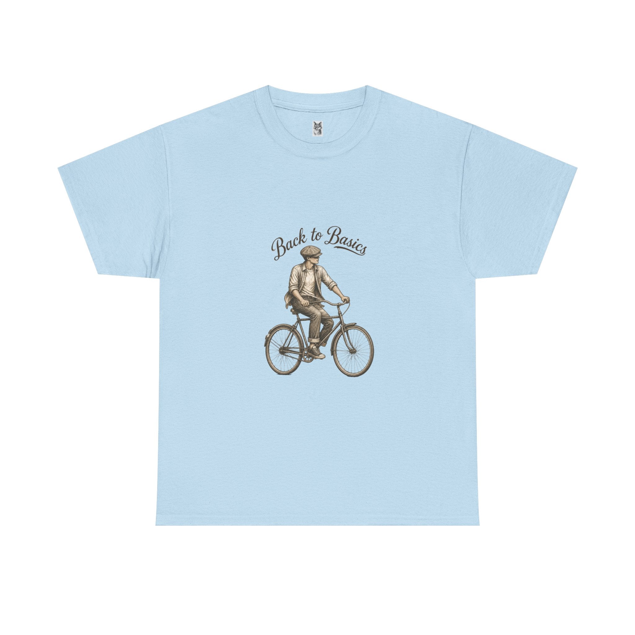 Back to Basics Bicycle Tee — Vintage Cyclist Graphic T-Shirt