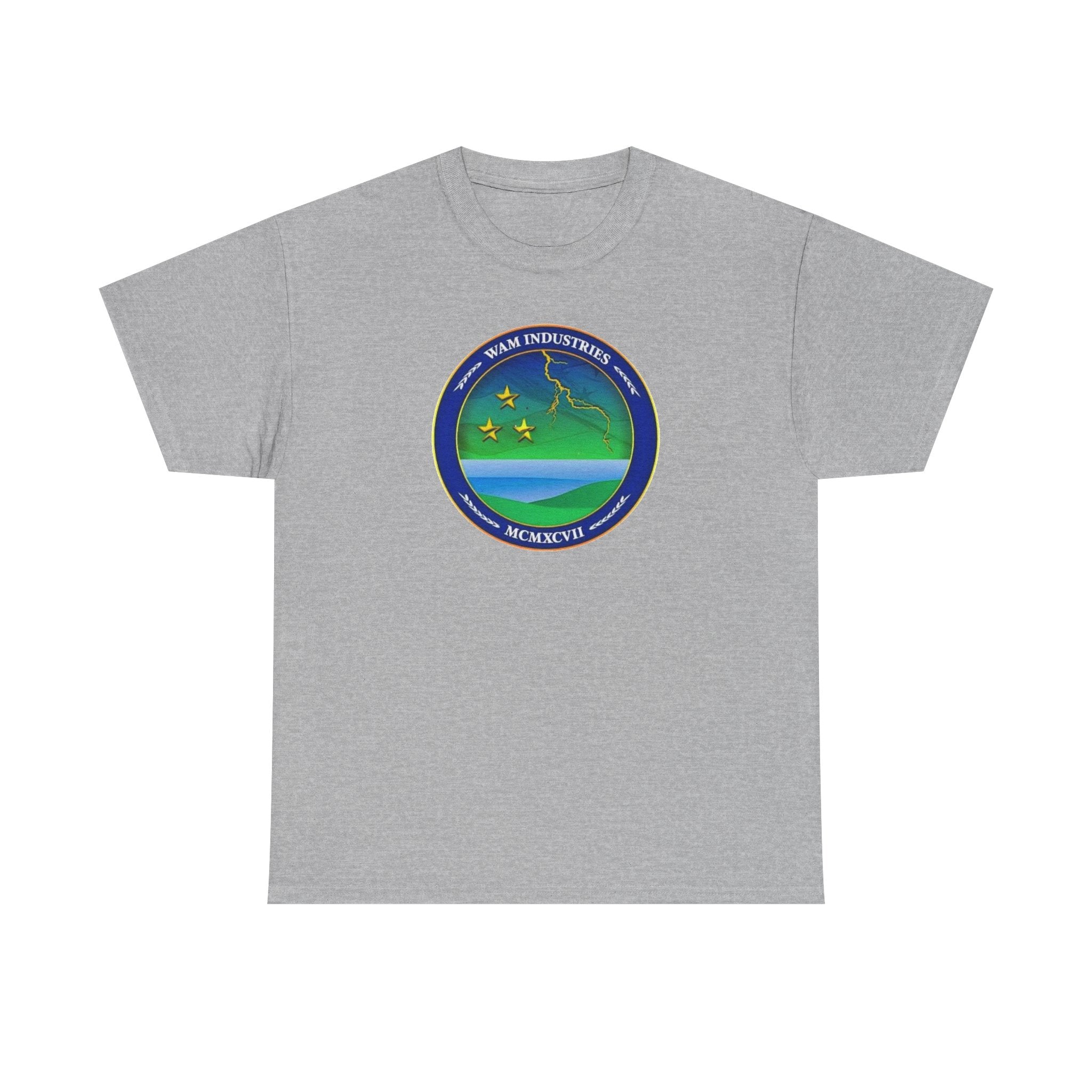 Vintage Space Emblem T‑Shirt — WAM Industries Logo Tee