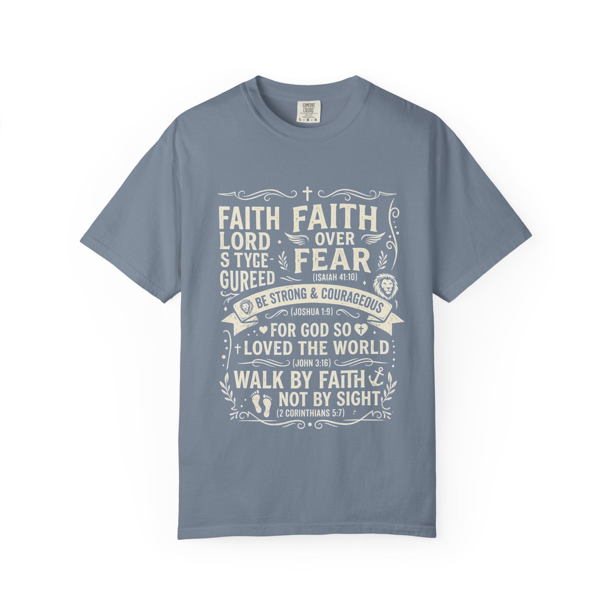 Faith Over Fear T-Shirt — Inspirational Christian Tee