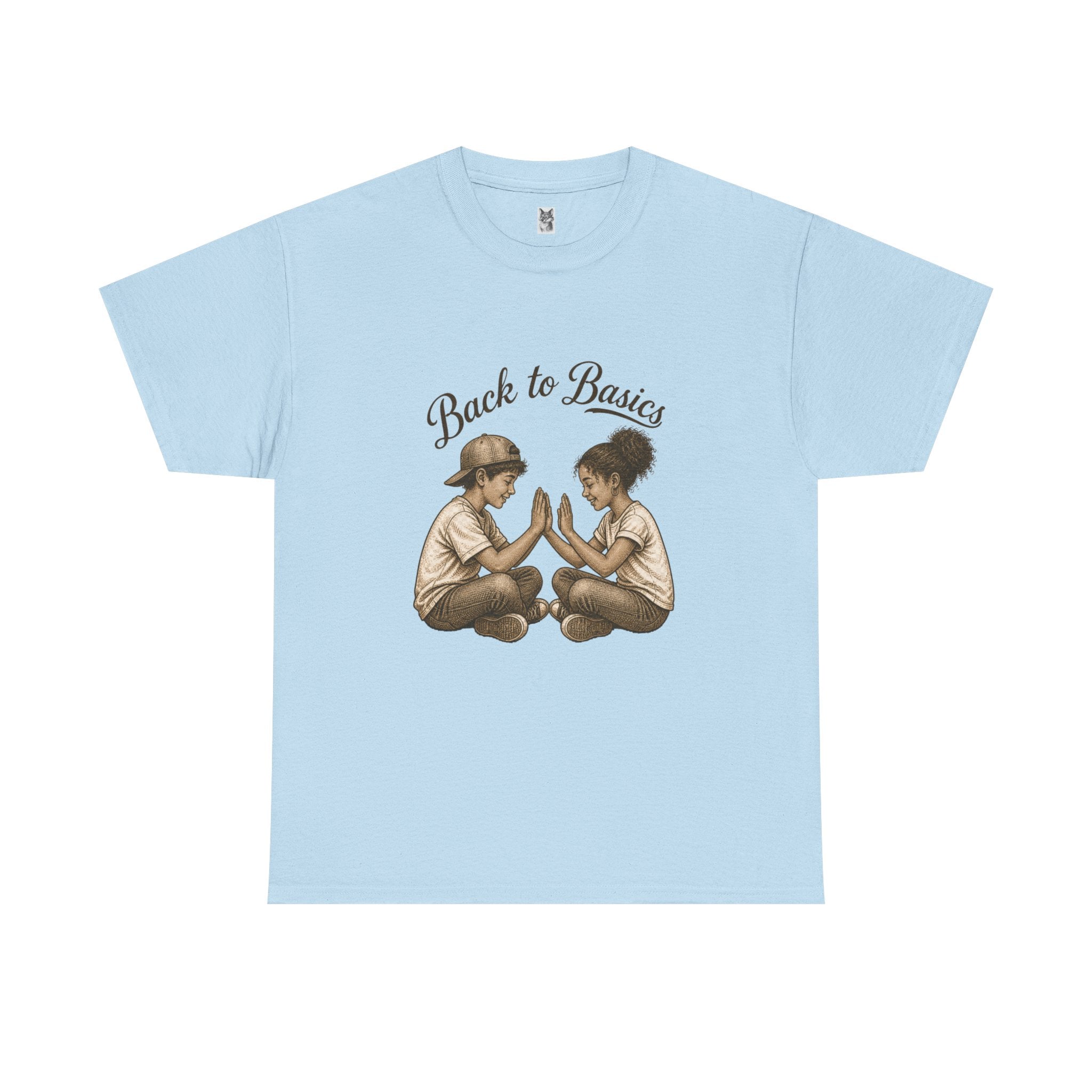T-Shirt — "Back to Basics" Vintage Kids Hand-Clap Graphic Tee