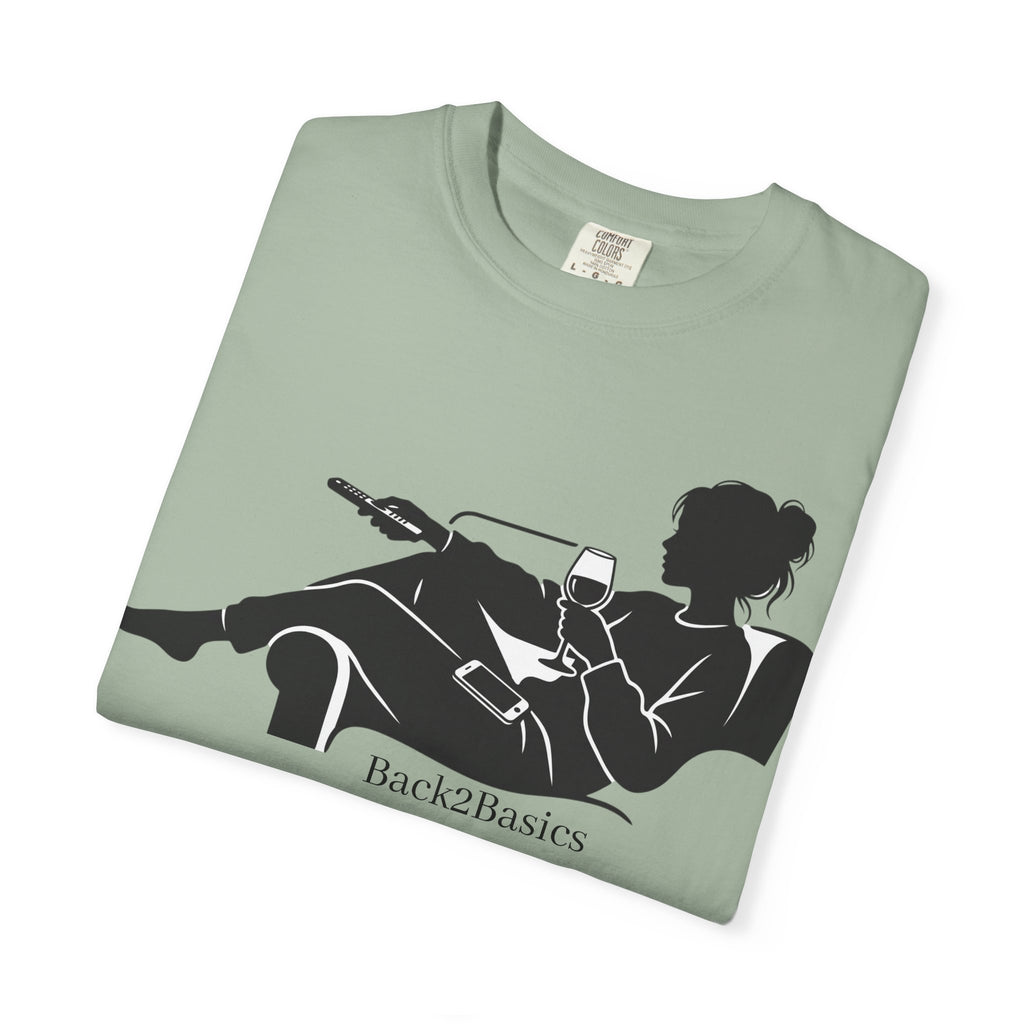 Relaxed Reading Tee — 'Back2Basics' Lounge Silhouette T-Shirt