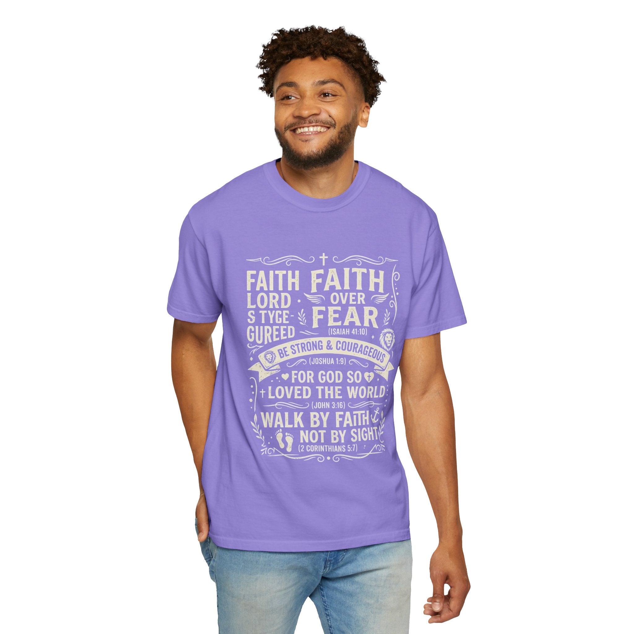 Faith Over Fear T-Shirt — Inspirational Christian Tee