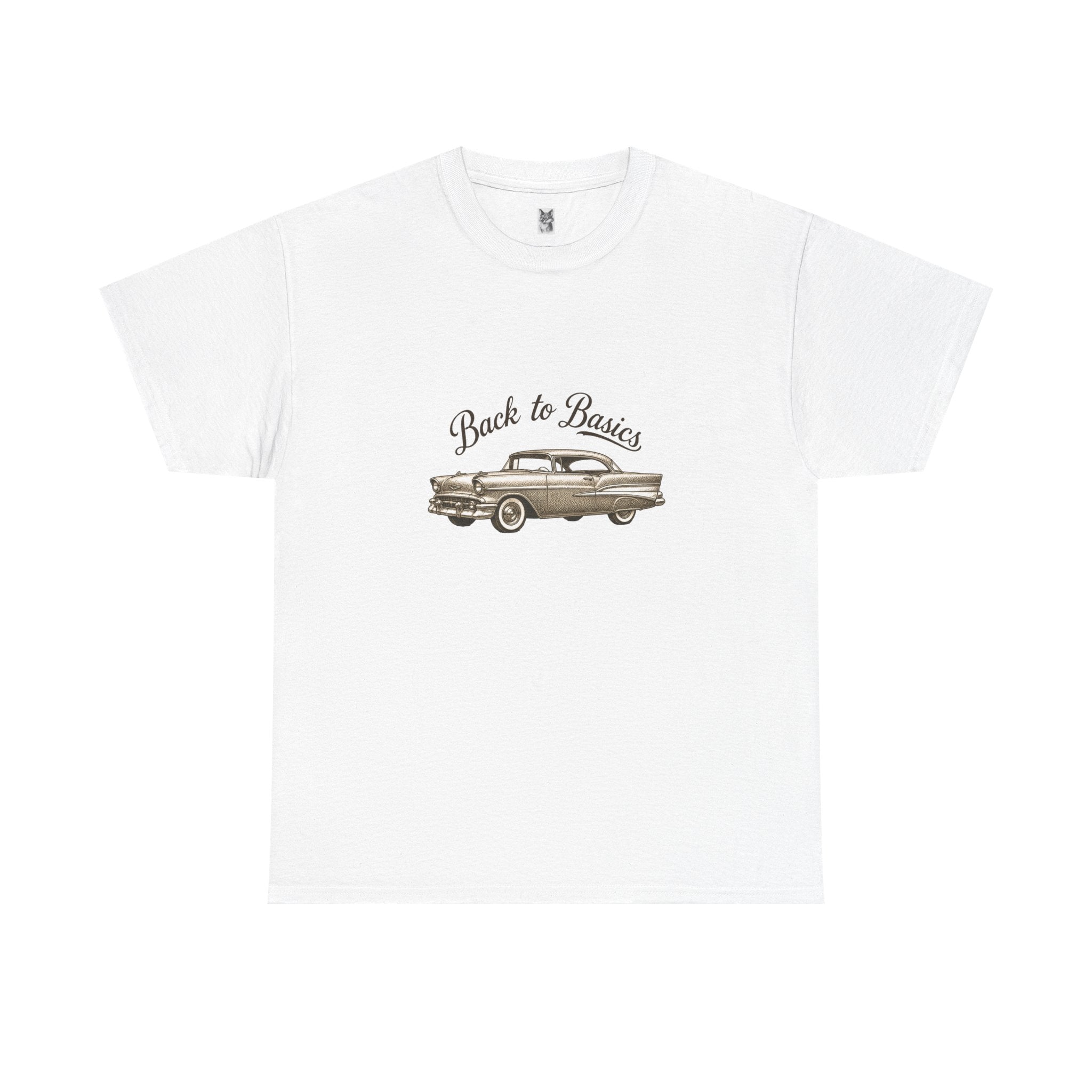 Back to Basics Vintage Car Tee — Classic Retro Automobile Graphic T-Shirt