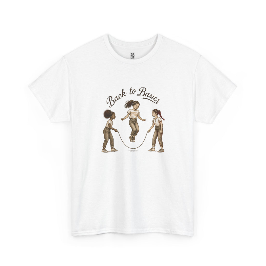 Back to Basics Graphic Tee — Retro Jump Rope Girls Athletic Shirt