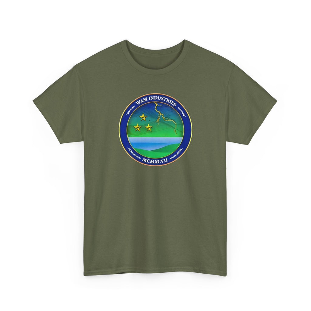 Vintage Space Emblem T‑Shirt — WAM Industries Logo Tee