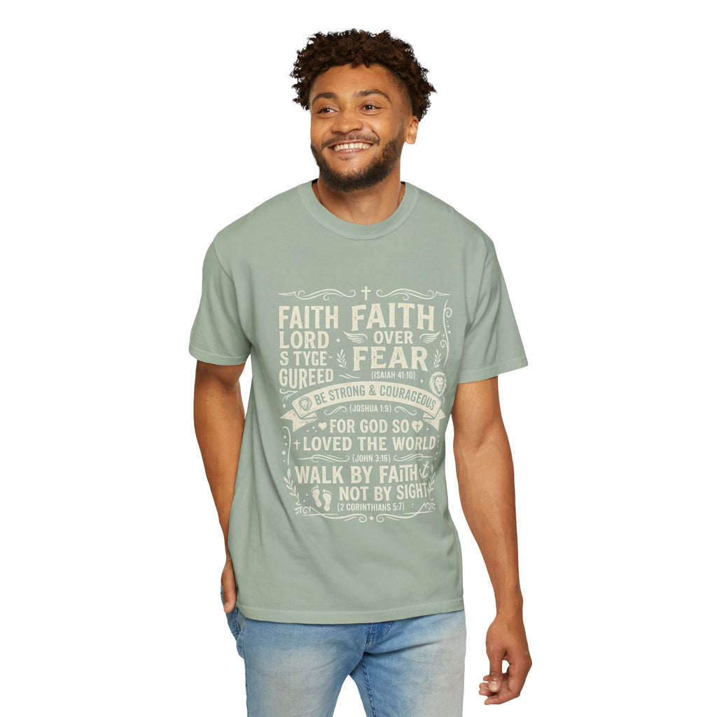 Faith Over Fear T-Shirt — Inspirational Christian Tee