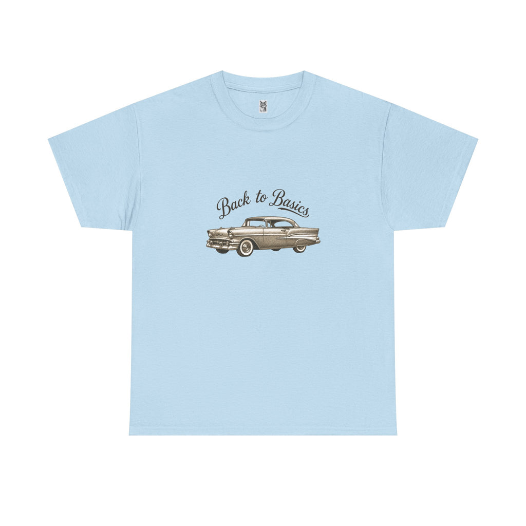 Back to Basics Vintage Car Tee — Classic Retro Automobile Graphic T-Shirt