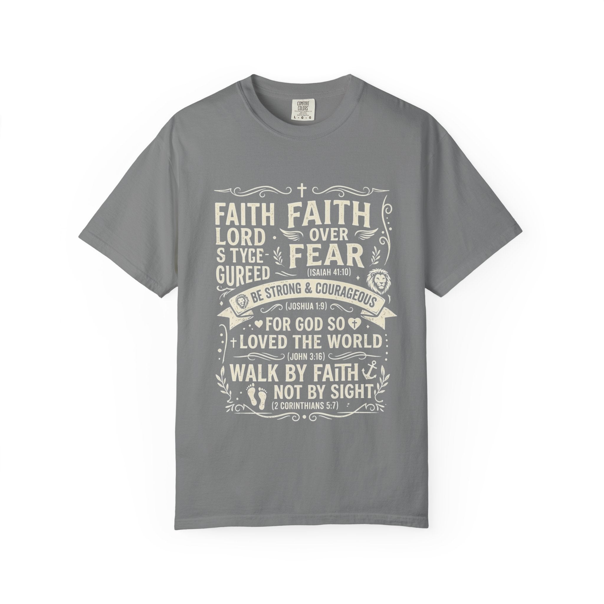 Faith Over Fear T-Shirt — Inspirational Christian Tee