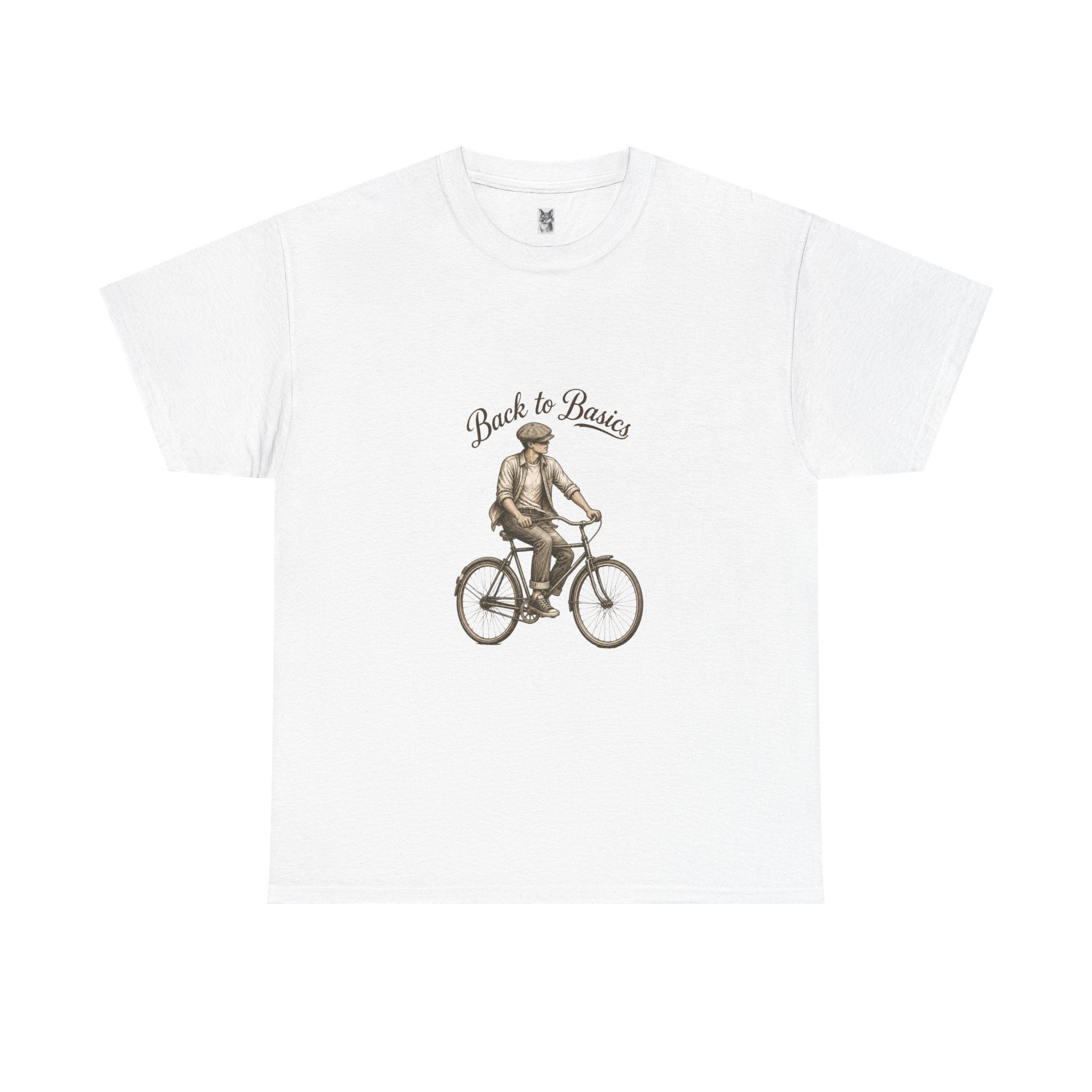Back to Basics Bicycle Tee — Vintage Cyclist Graphic T-Shirt