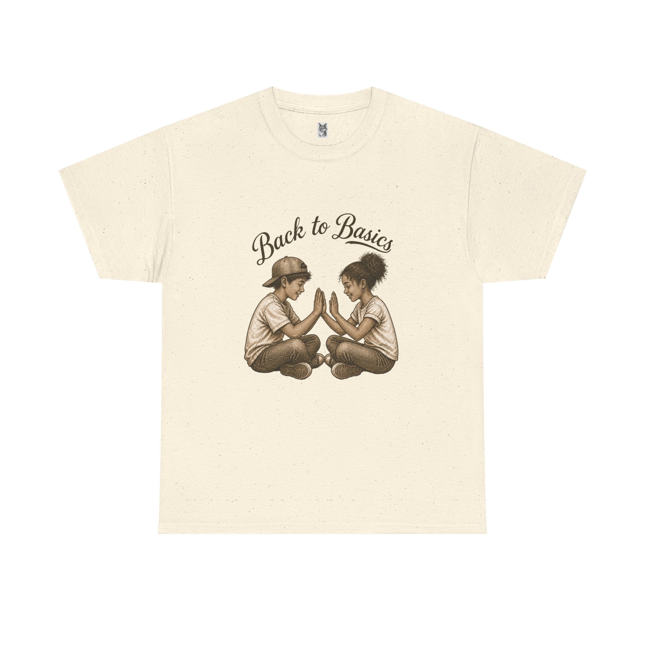 T-Shirt — "Back to Basics" Vintage Kids Hand-Clap Graphic Tee
