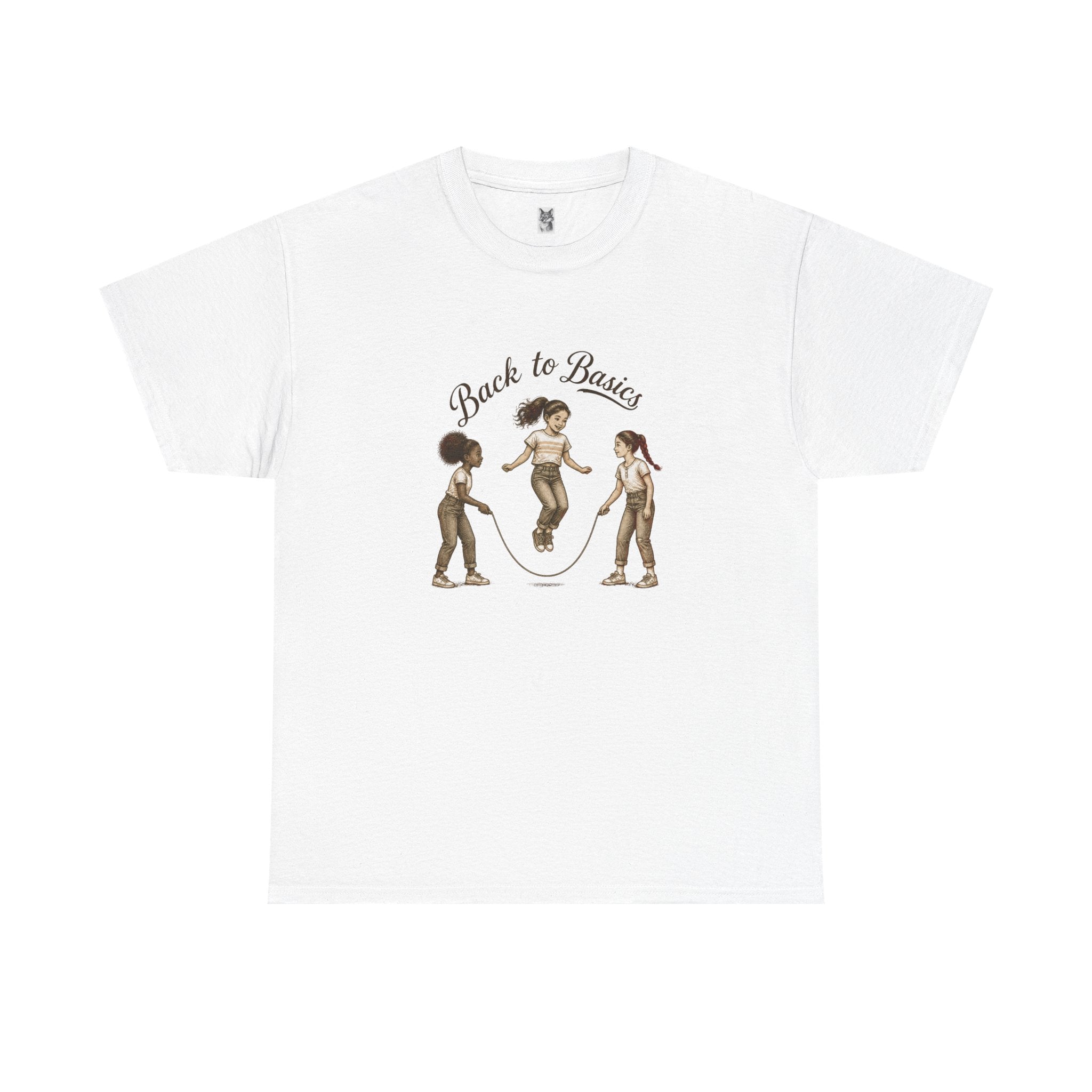 Back to Basics Graphic Tee — Retro Jump Rope Girls Athletic Shirt