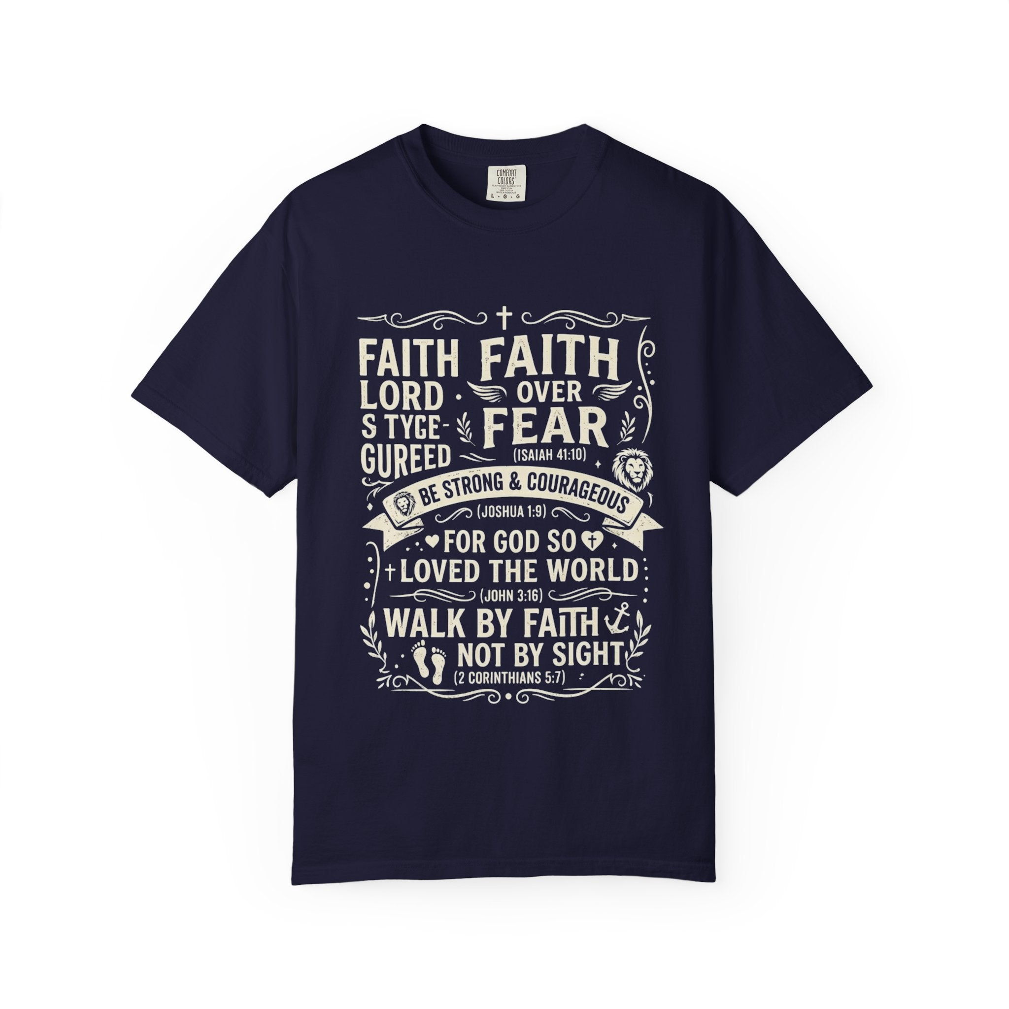 Faith Over Fear T-Shirt — Inspirational Christian Tee