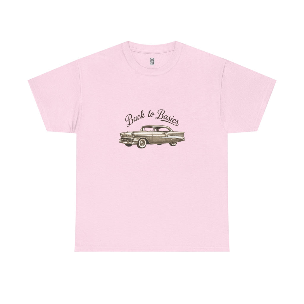 Back to Basics Vintage Car Tee — Classic Retro Automobile Graphic T-Shirt