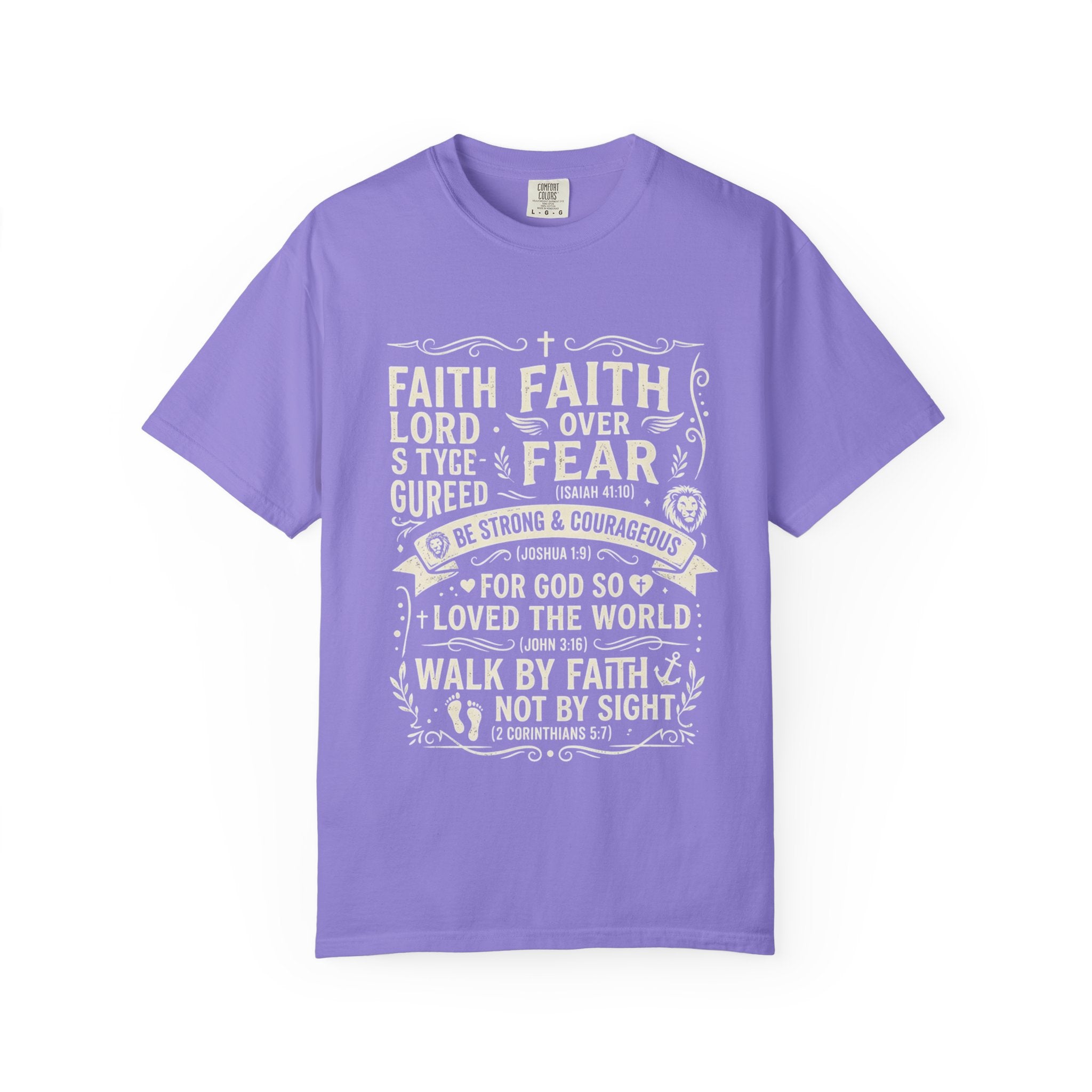 Faith Over Fear T-Shirt — Inspirational Christian Tee