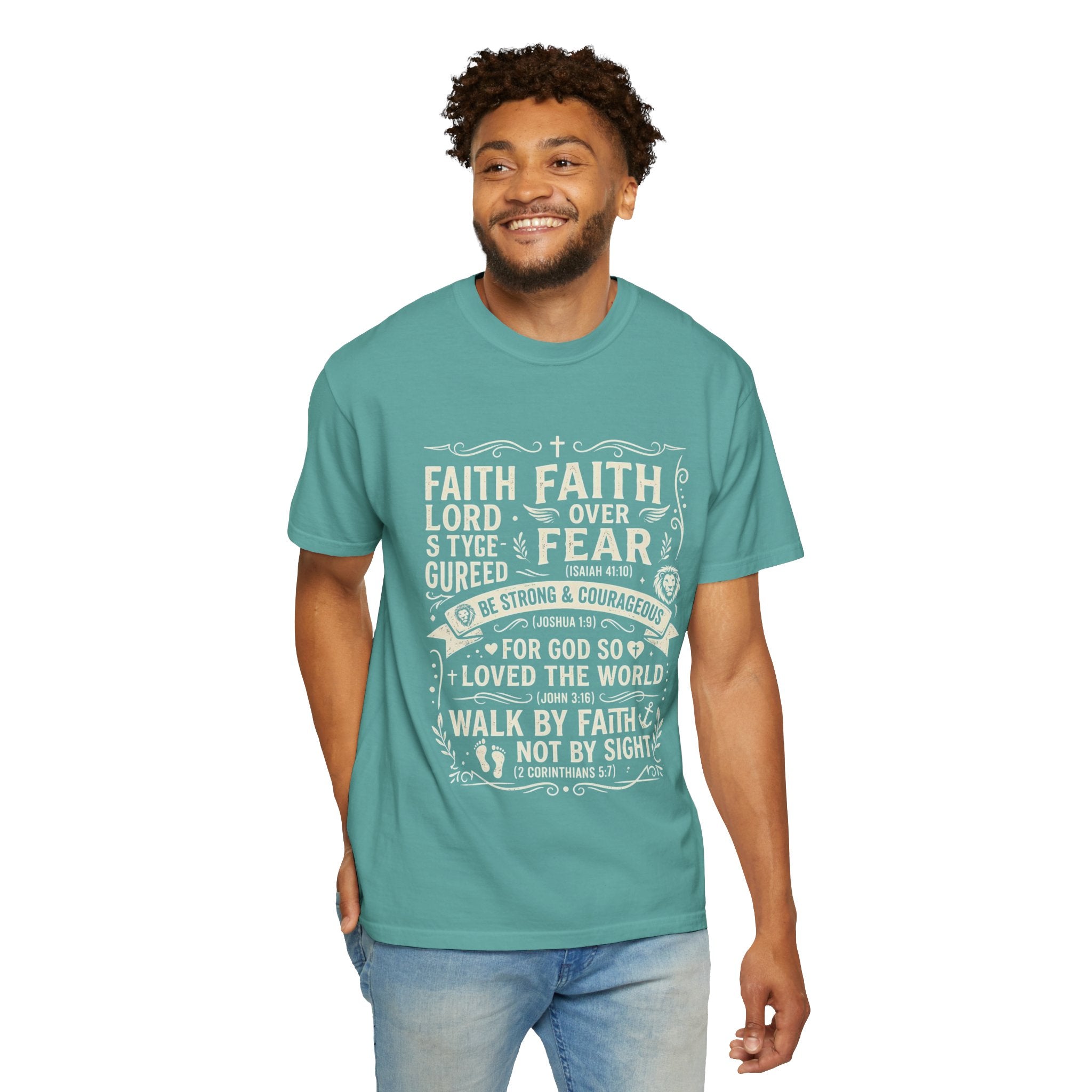 Faith Over Fear T-Shirt — Inspirational Christian Tee