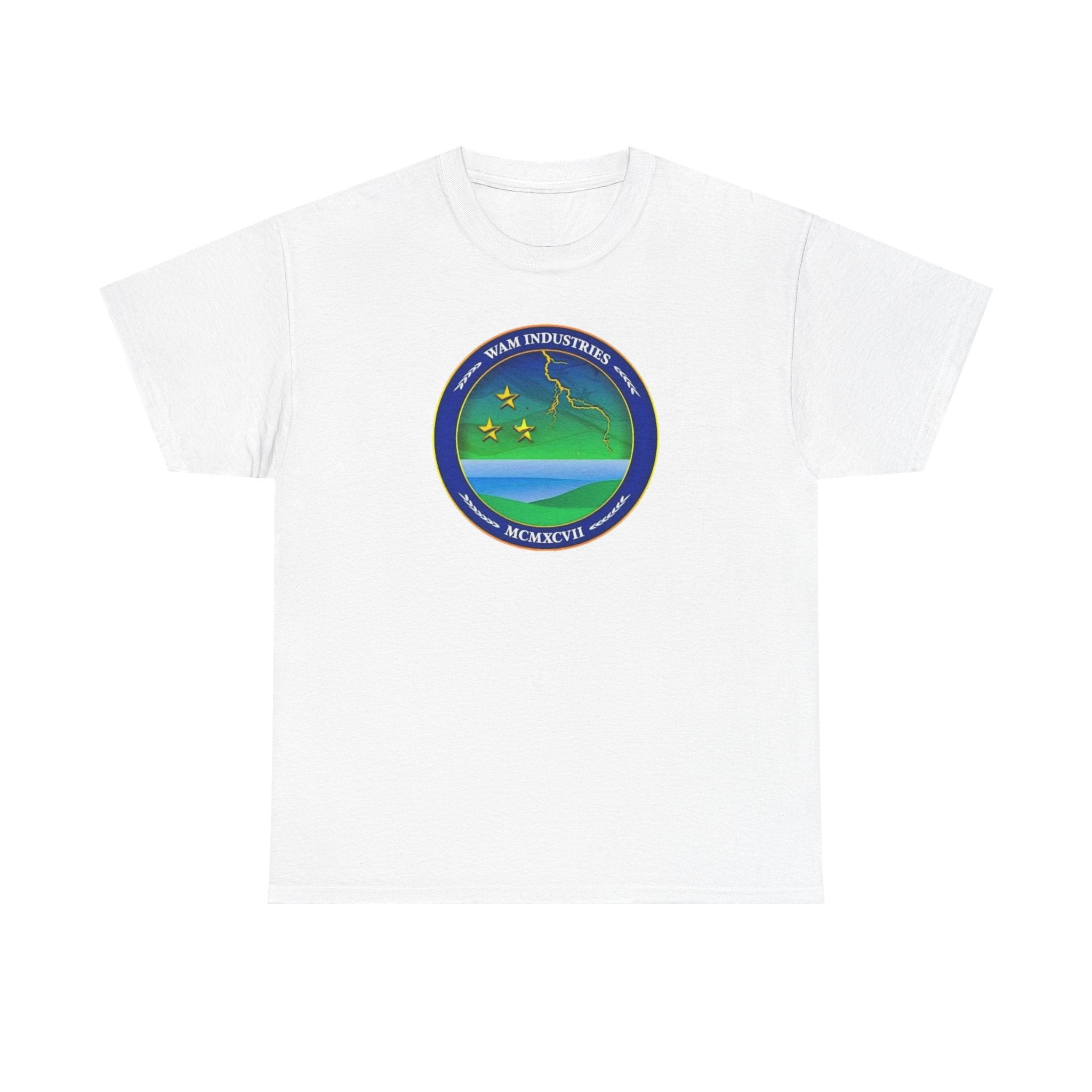Vintage Space Emblem T‑Shirt — WAM Industries Logo Tee