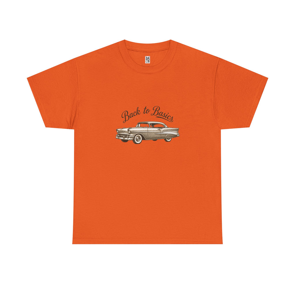Back to Basics Vintage Car Tee — Classic Retro Automobile Graphic T-Shirt