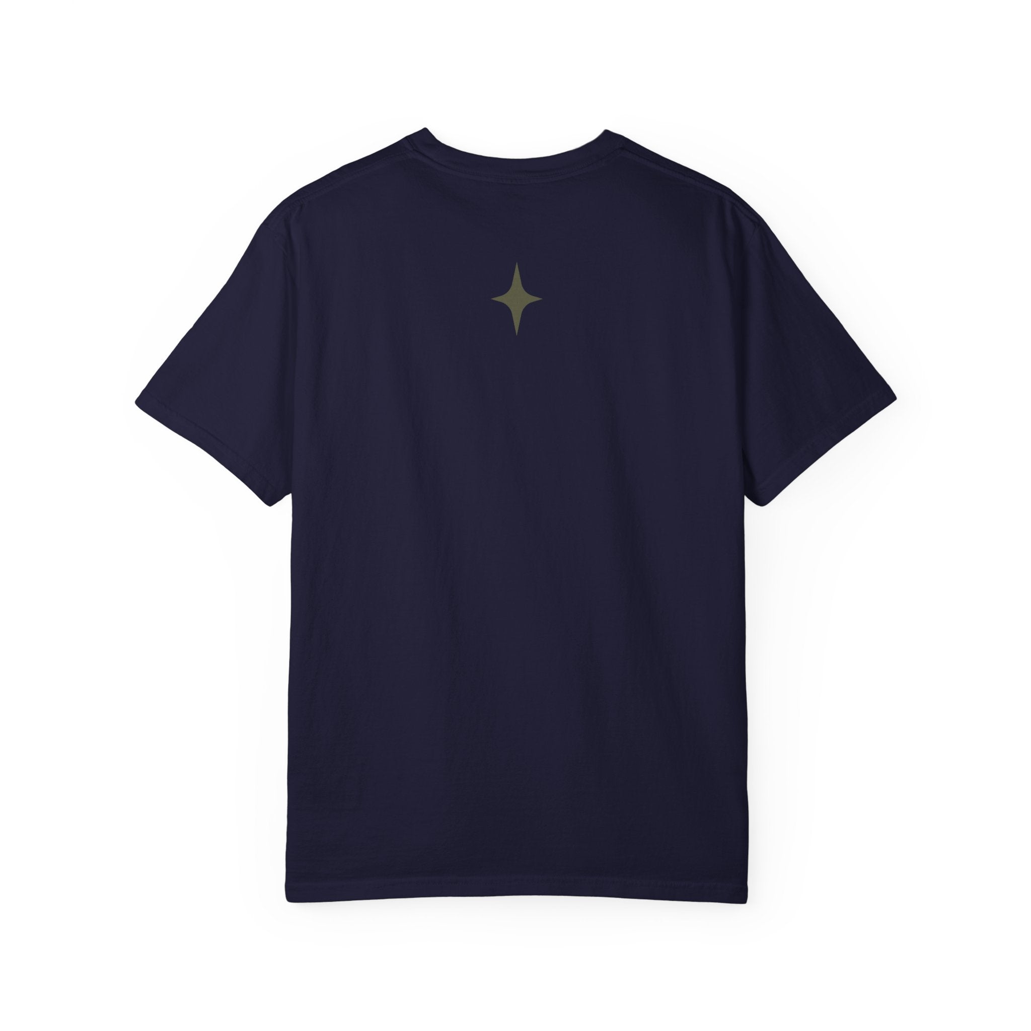 Vintage Noir Lounge T-Shirt — Relaxed Gentleman Illustration