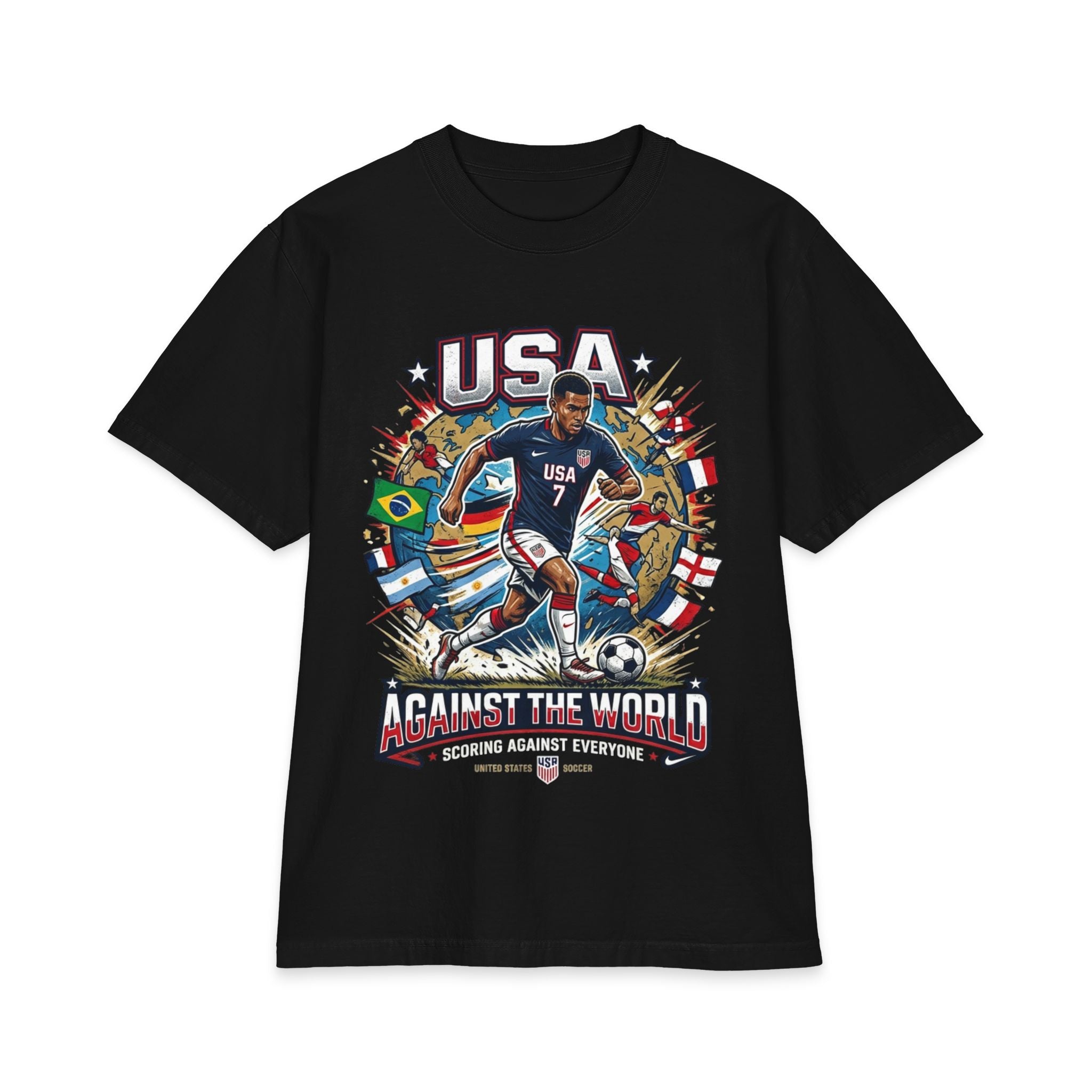USA Soccer 'Against The World' Graphic T-Shirt