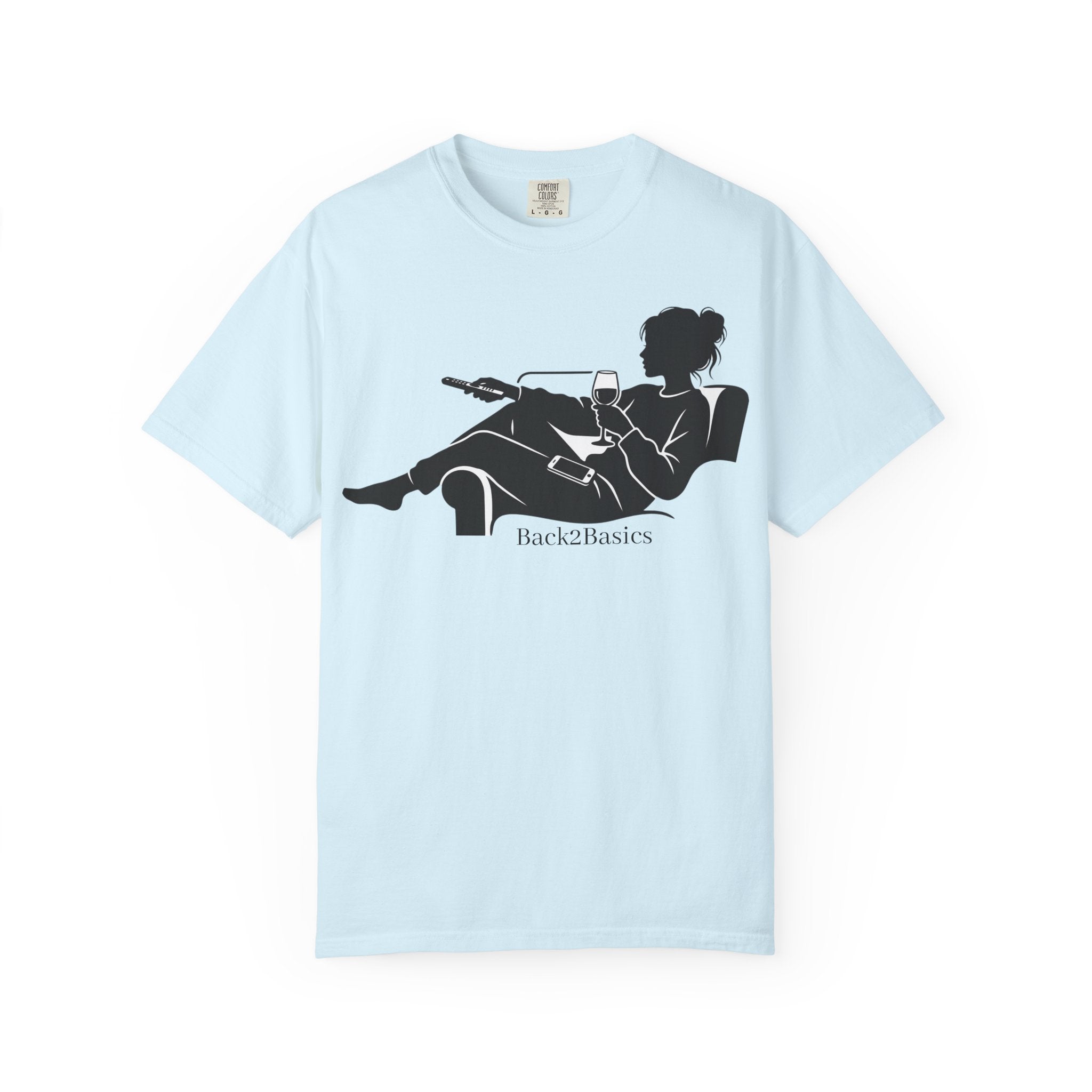 Relaxed Reading Tee — 'Back2Basics' Lounge Silhouette T-Shirt