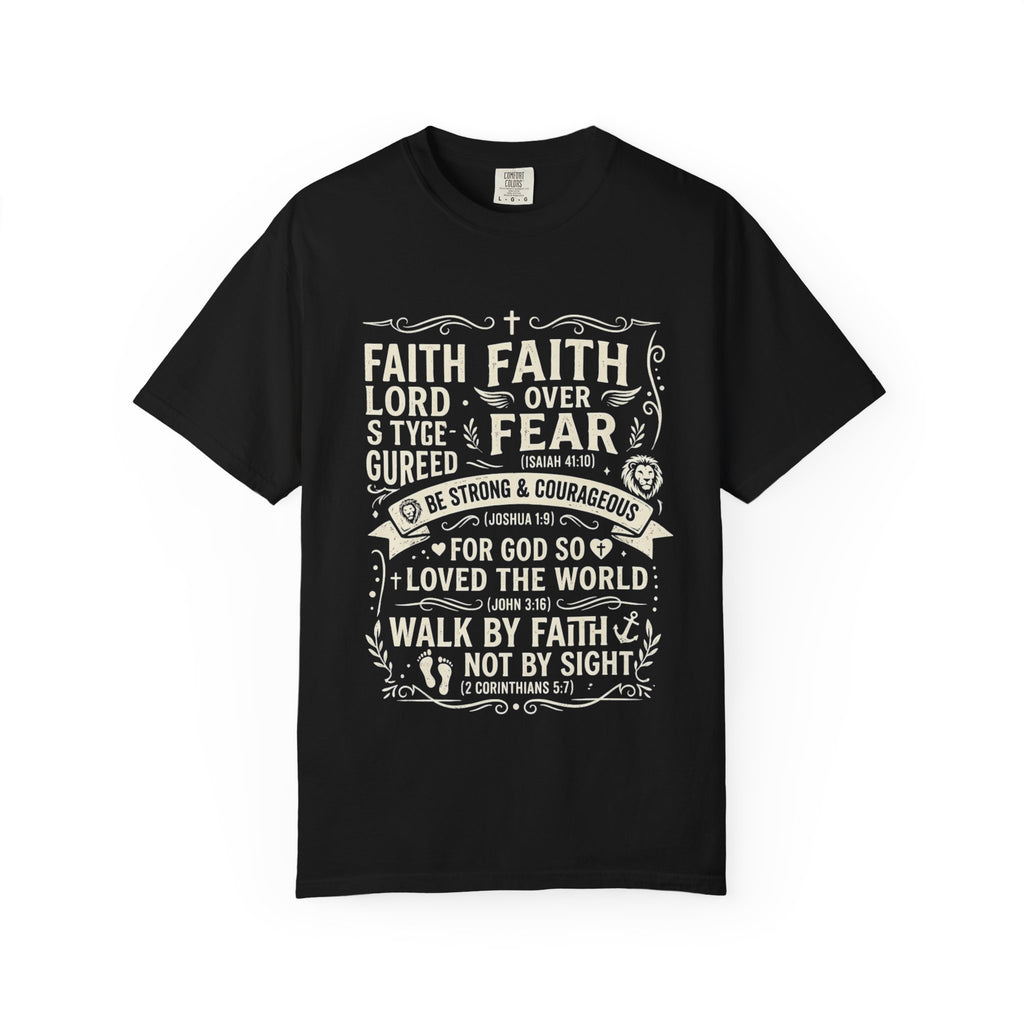 Faith Over Fear T-Shirt — Inspirational Christian Tee