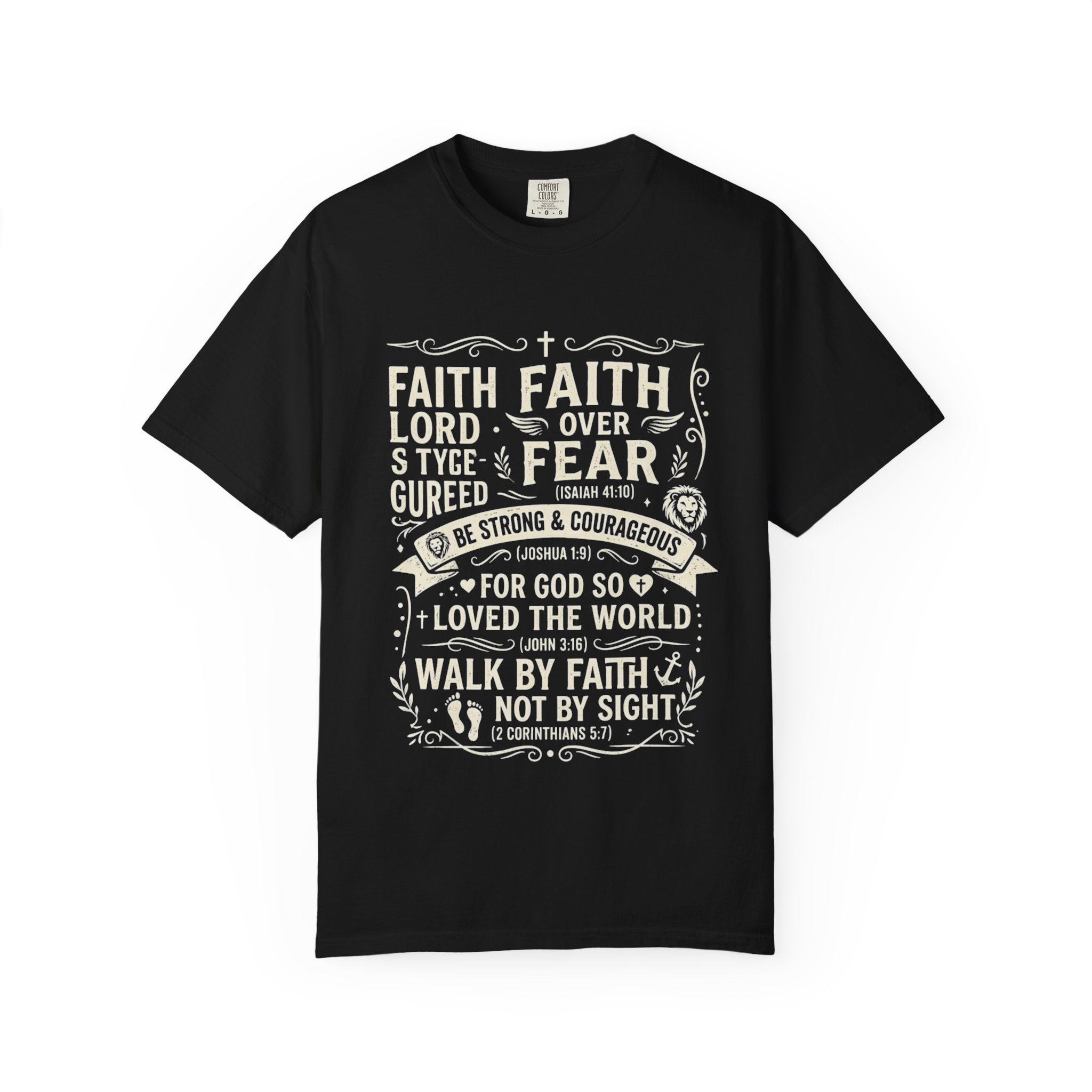 Faith Over Fear T-Shirt — Inspirational Christian Tee