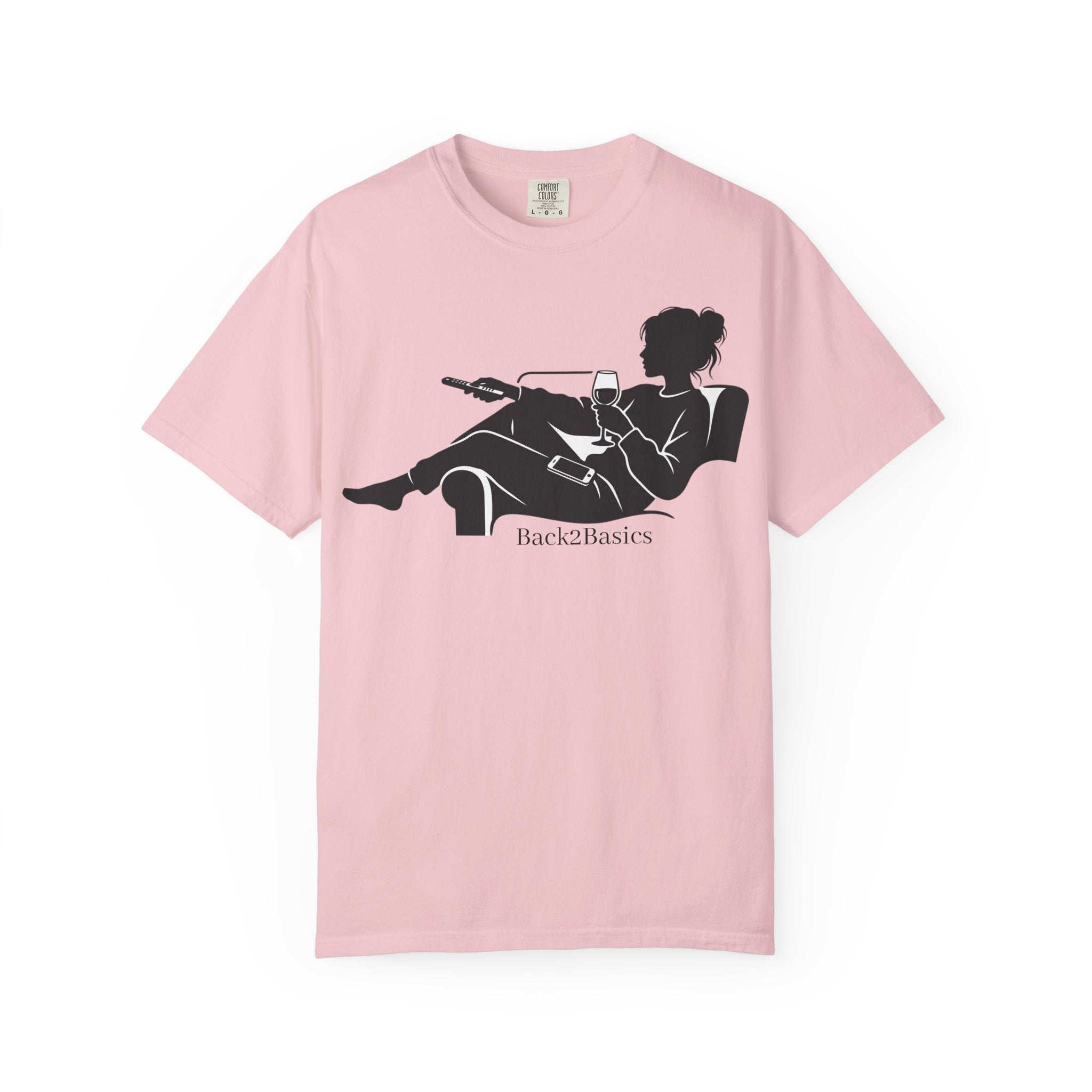 Relaxed Reading Tee — 'Back2Basics' Lounge Silhouette T-Shirt