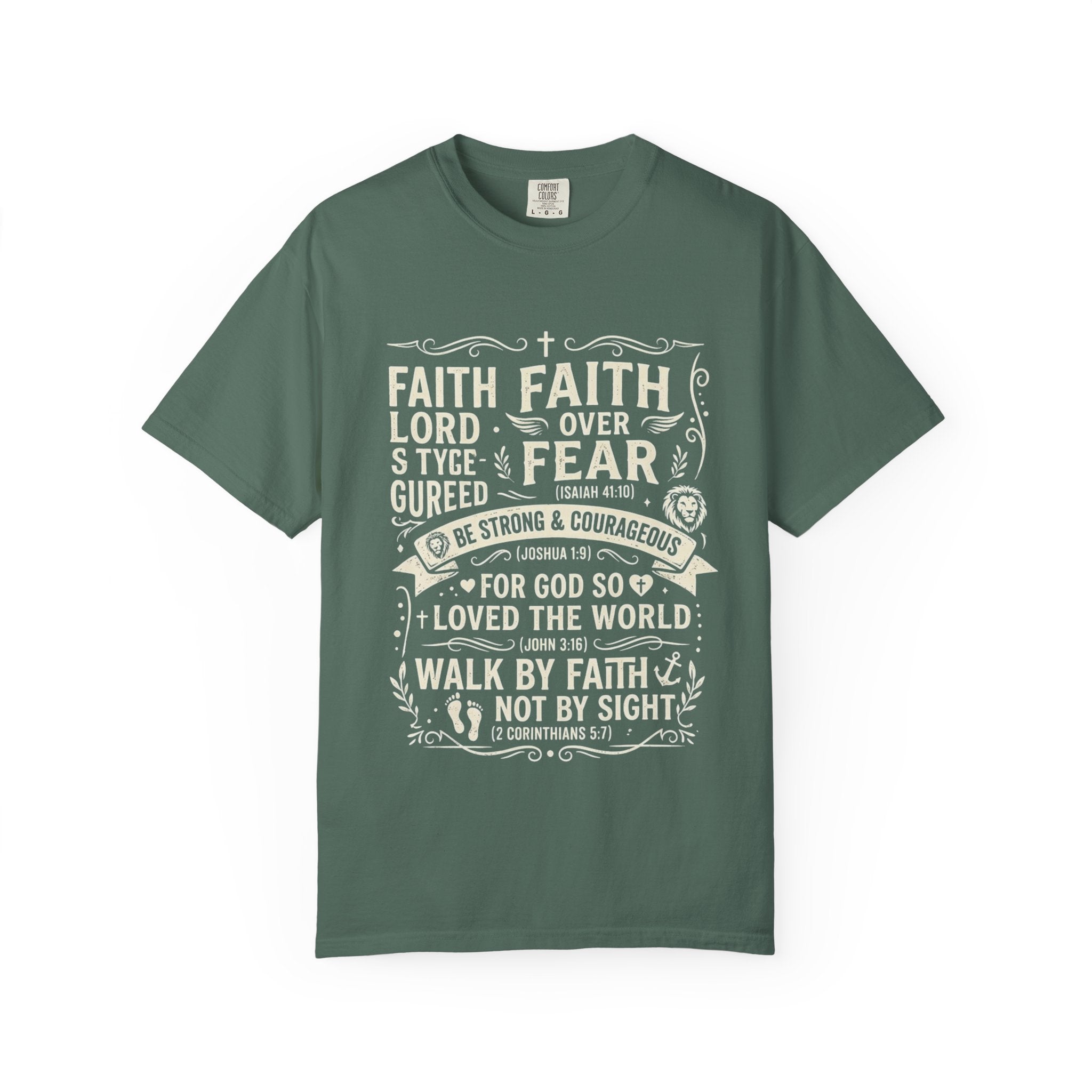 Faith Over Fear T-Shirt — Inspirational Christian Tee
