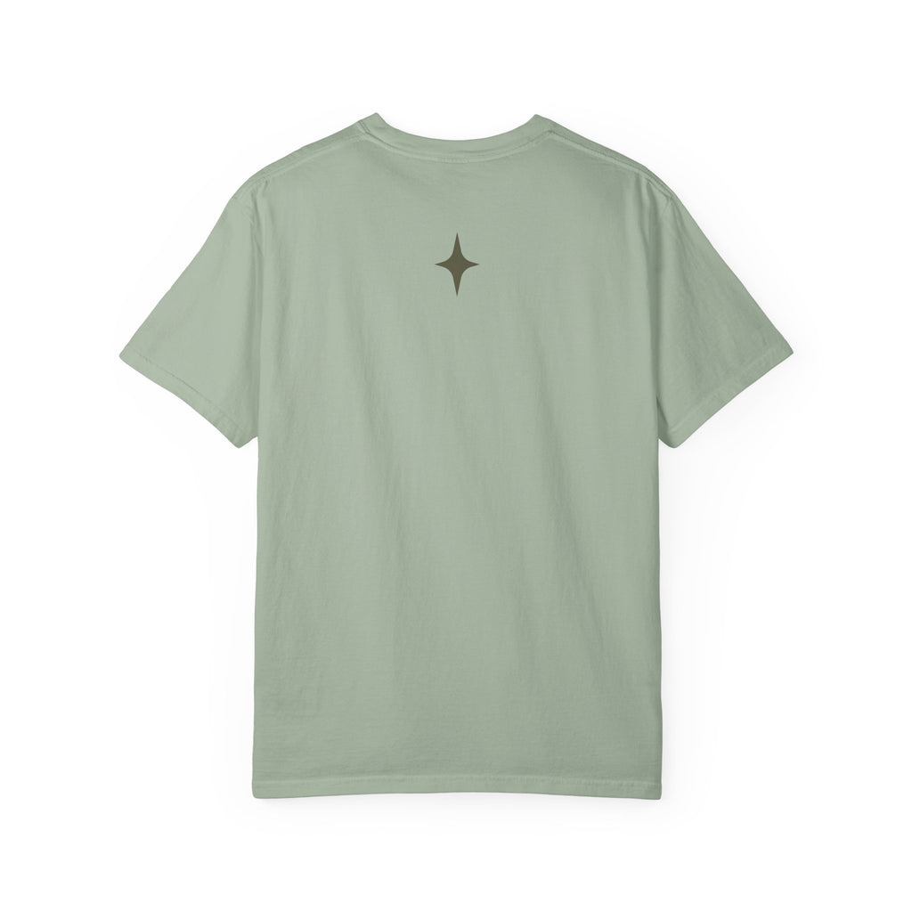 Vintage Noir Lounge T-Shirt — Relaxed Gentleman Illustration