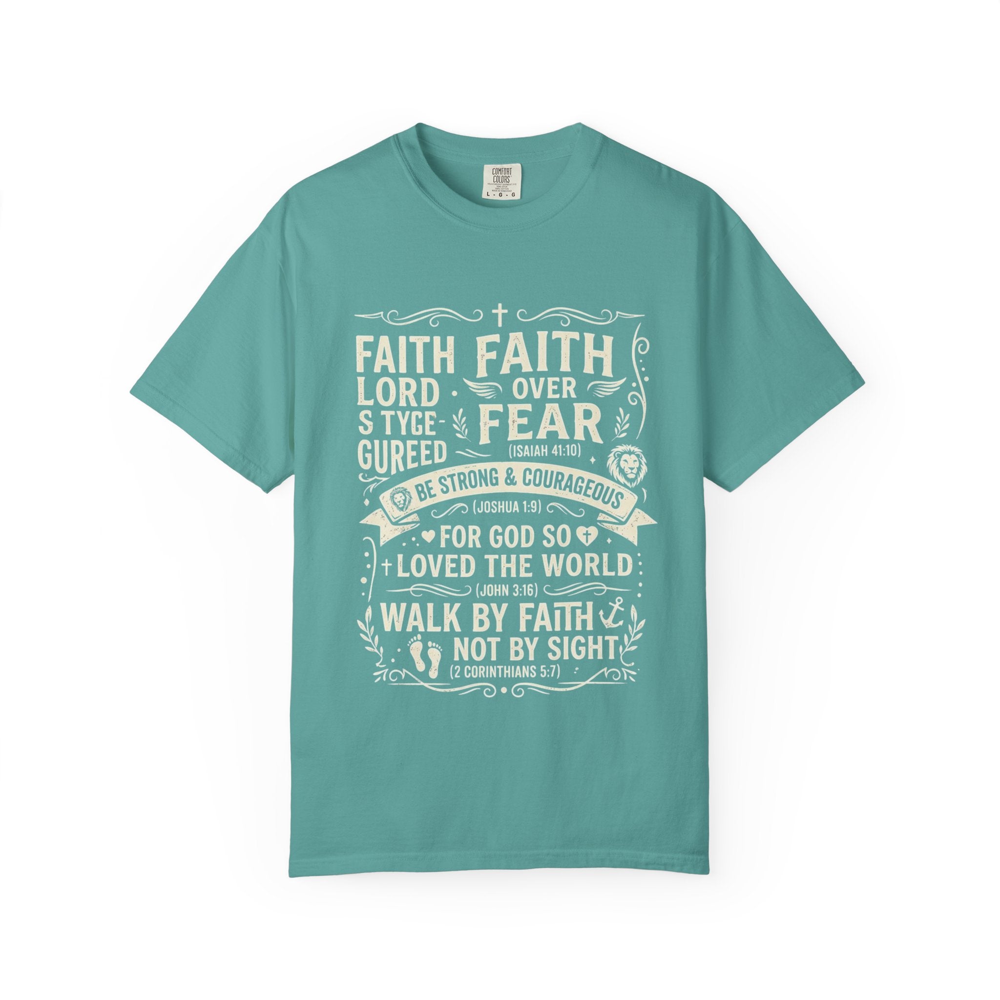 Faith Over Fear T-Shirt — Inspirational Christian Tee