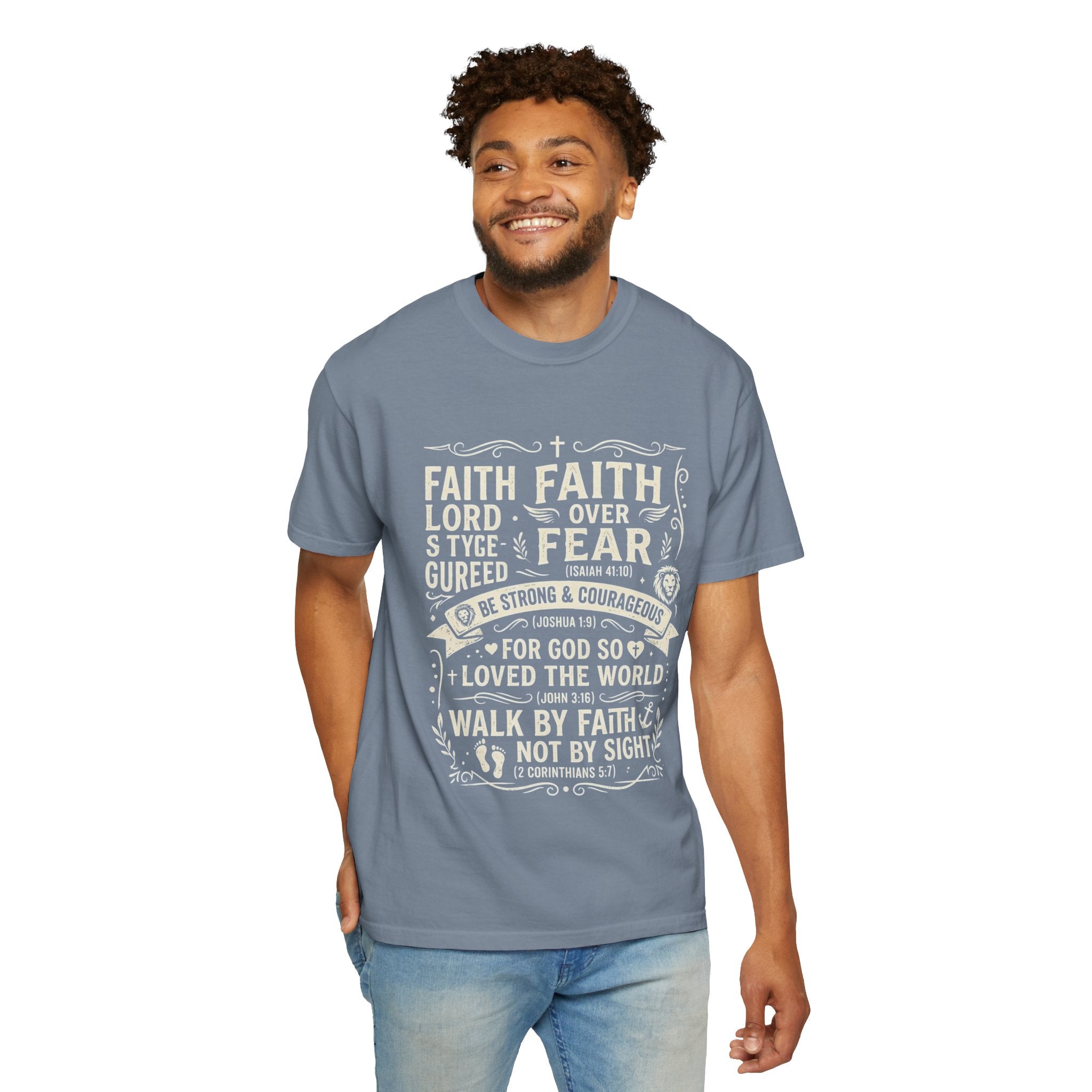 Faith Over Fear T-Shirt — Inspirational Christian Tee