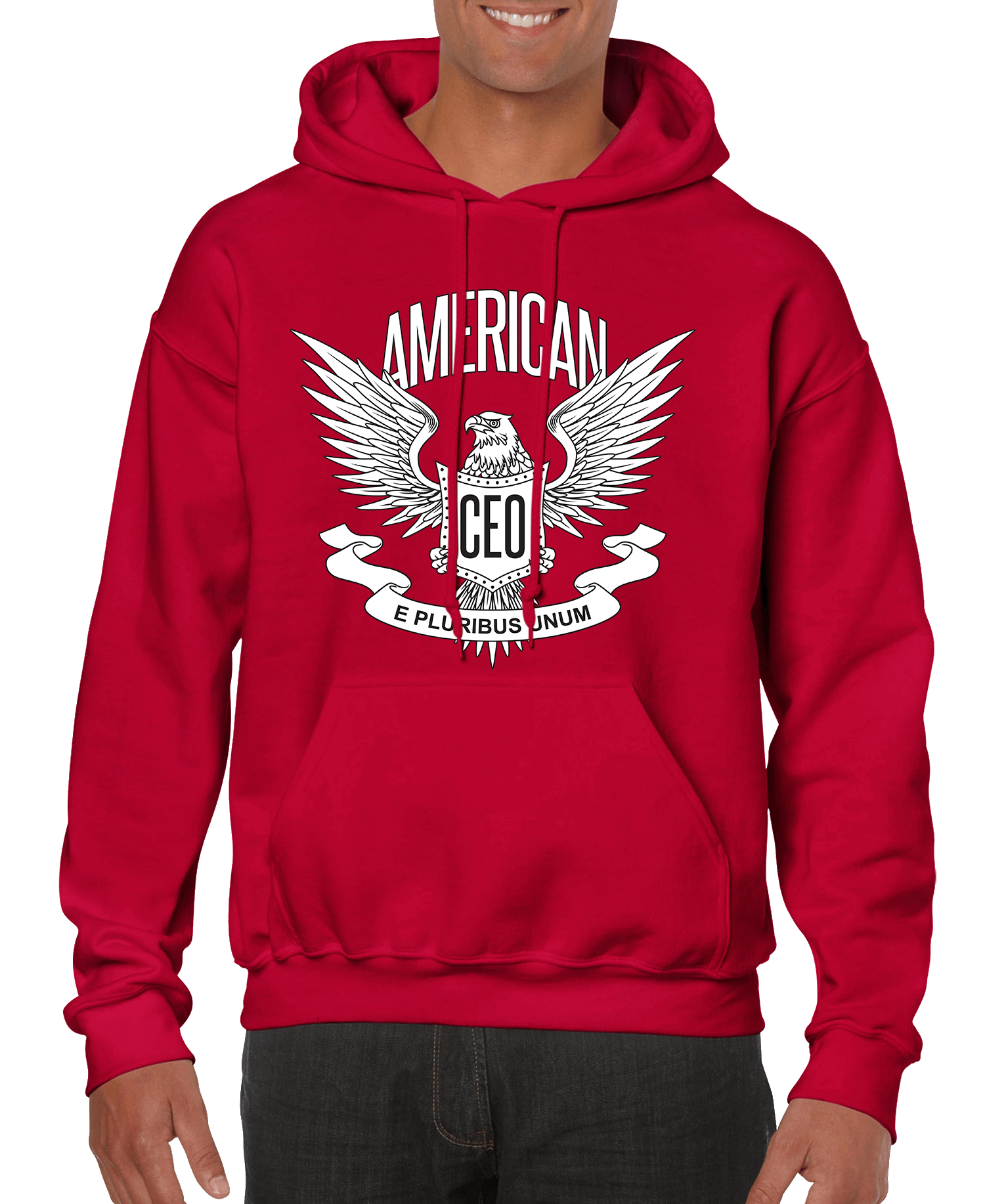 American CEO Patriotic Eagle Men’s Hoodie